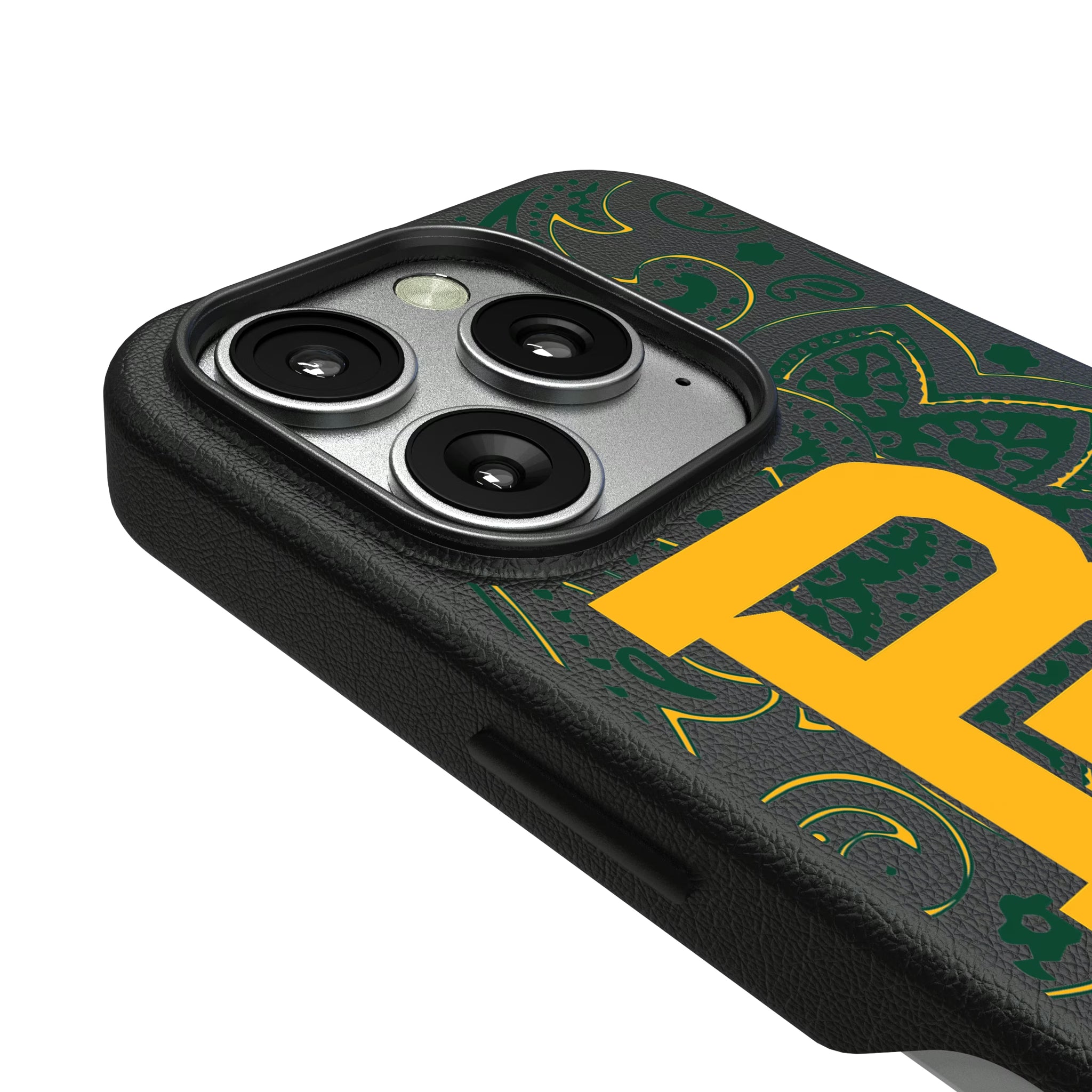 Baylor University Bears Paisley iPhone MagSafe Compatible Phone Case for Apple iPhone - Detail
