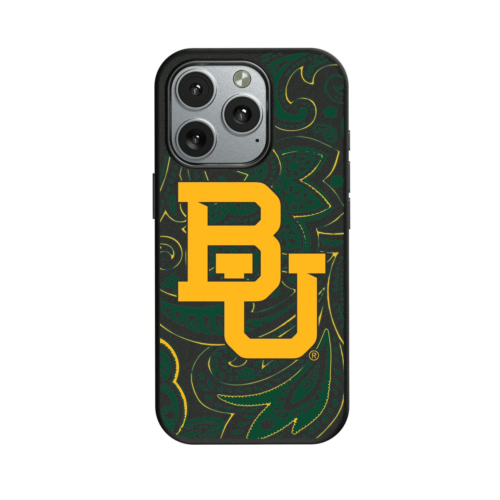 Baylor University Bears Paisley iPhone MagSafe Compatible Phone Case for Apple iPhone