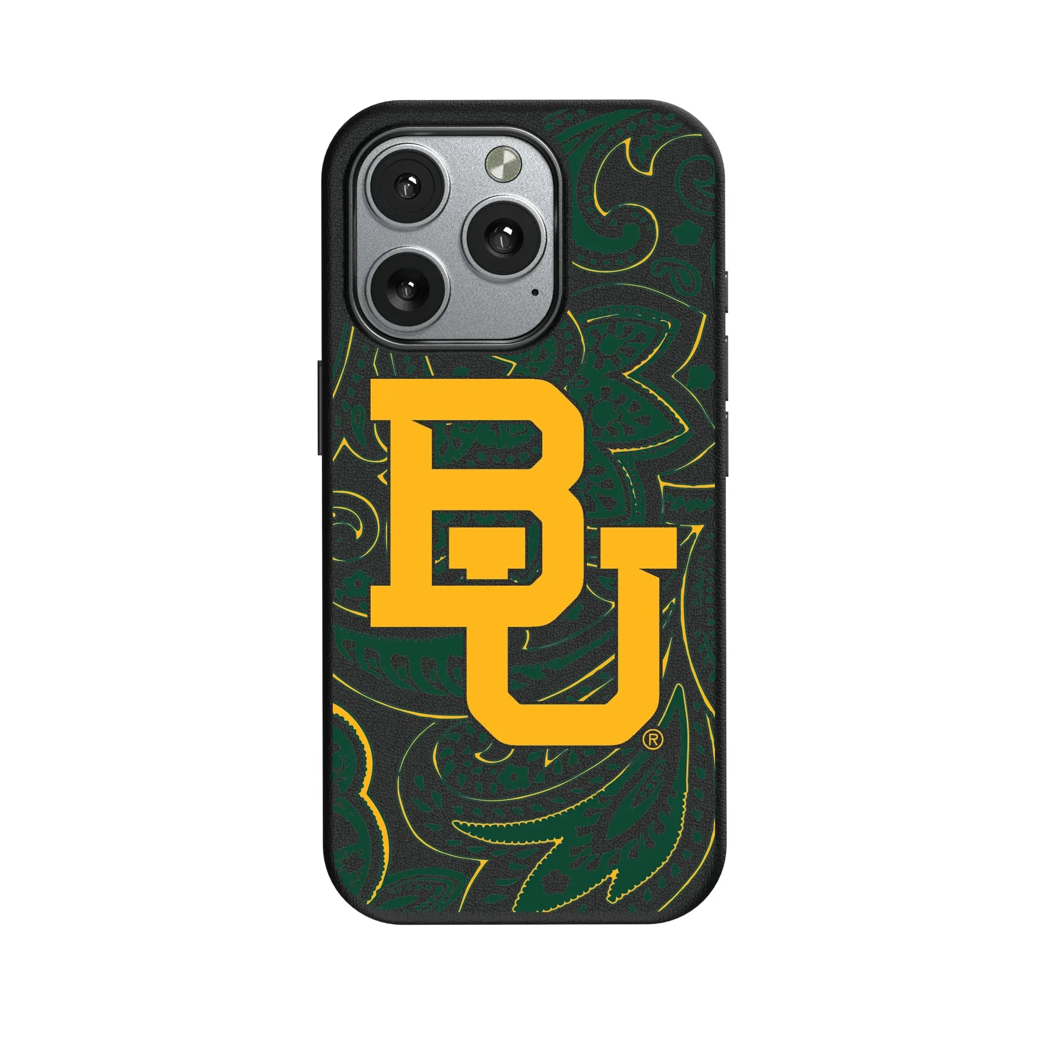Baylor University Bears Paisley iPhone MagSafe Compatible Phone Case for Apple iPhone