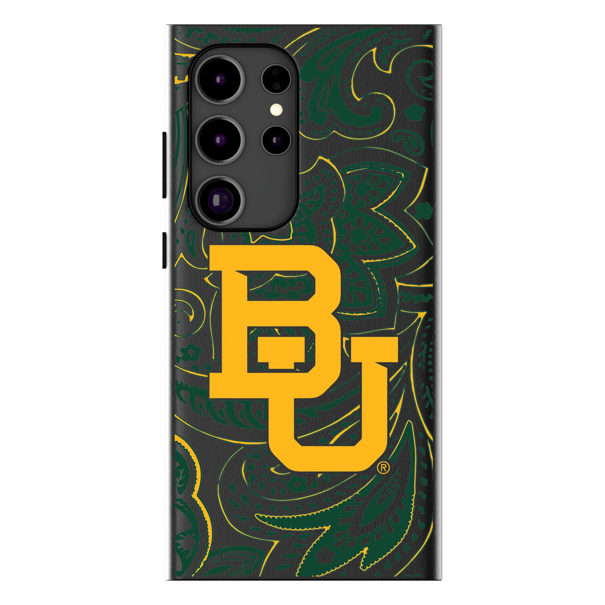 Baylor University Bears Paisley Galaxy MagSafe Compatible Phone Case for Samsung Galaxy