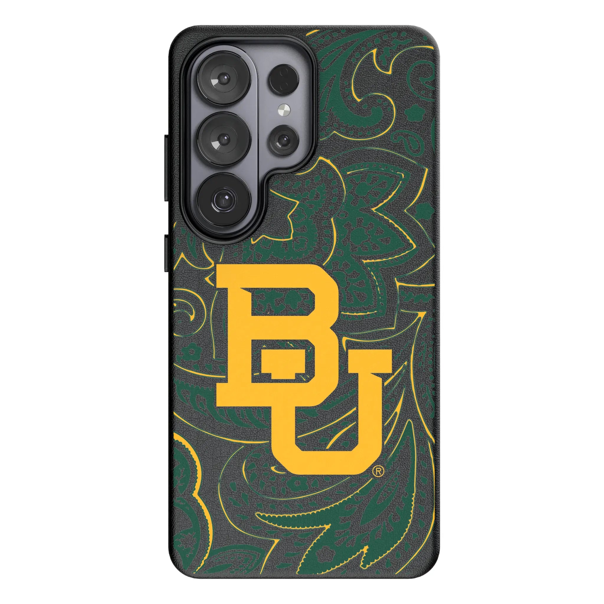 Baylor University Bears Paisley Galaxy MagSafe Compatible Phone Case for Samsung Galaxy#Device_Galaxy S26 Ultra