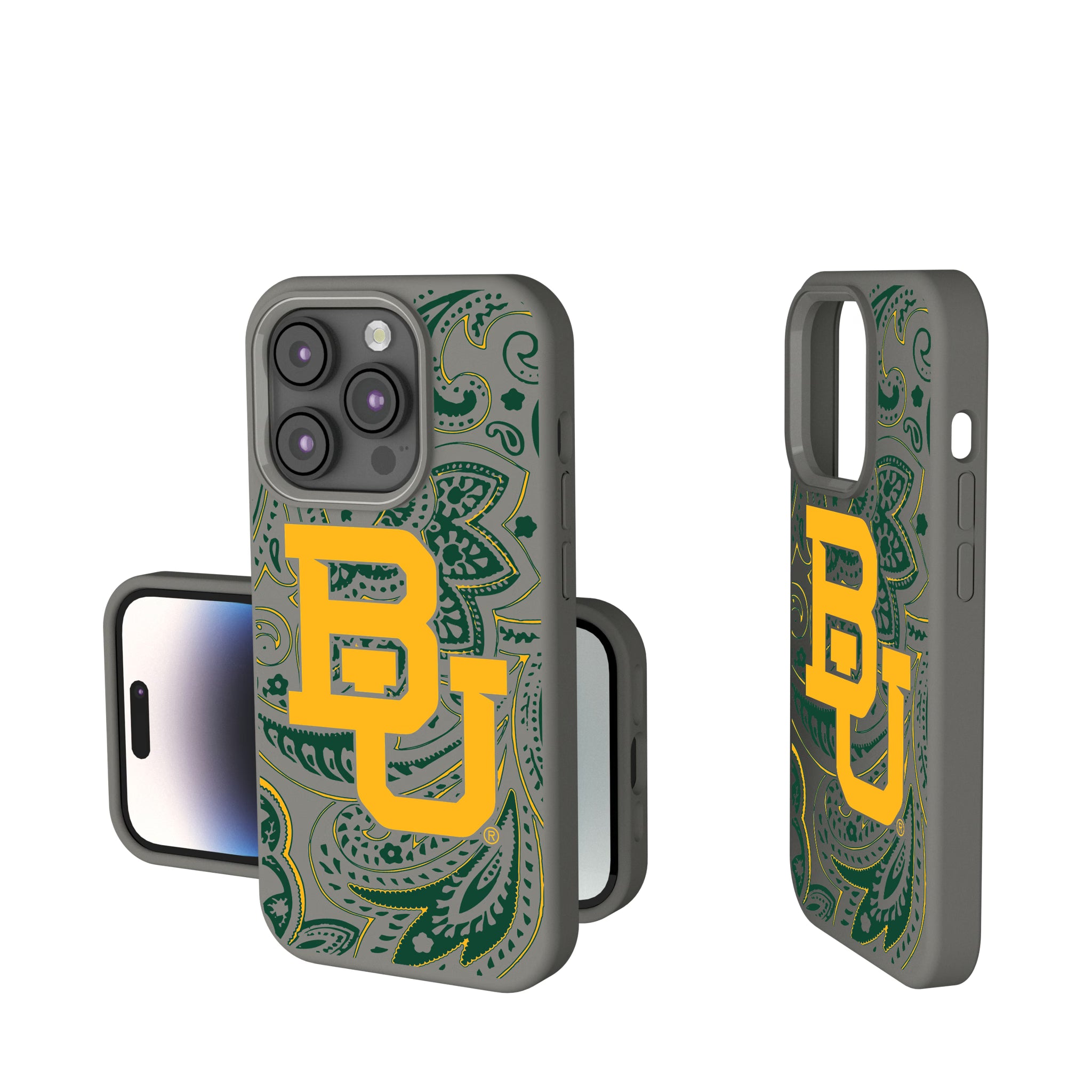 Baylor University Bears Paisley iPhone Soft Touch Phone Case for Apple iPhone
