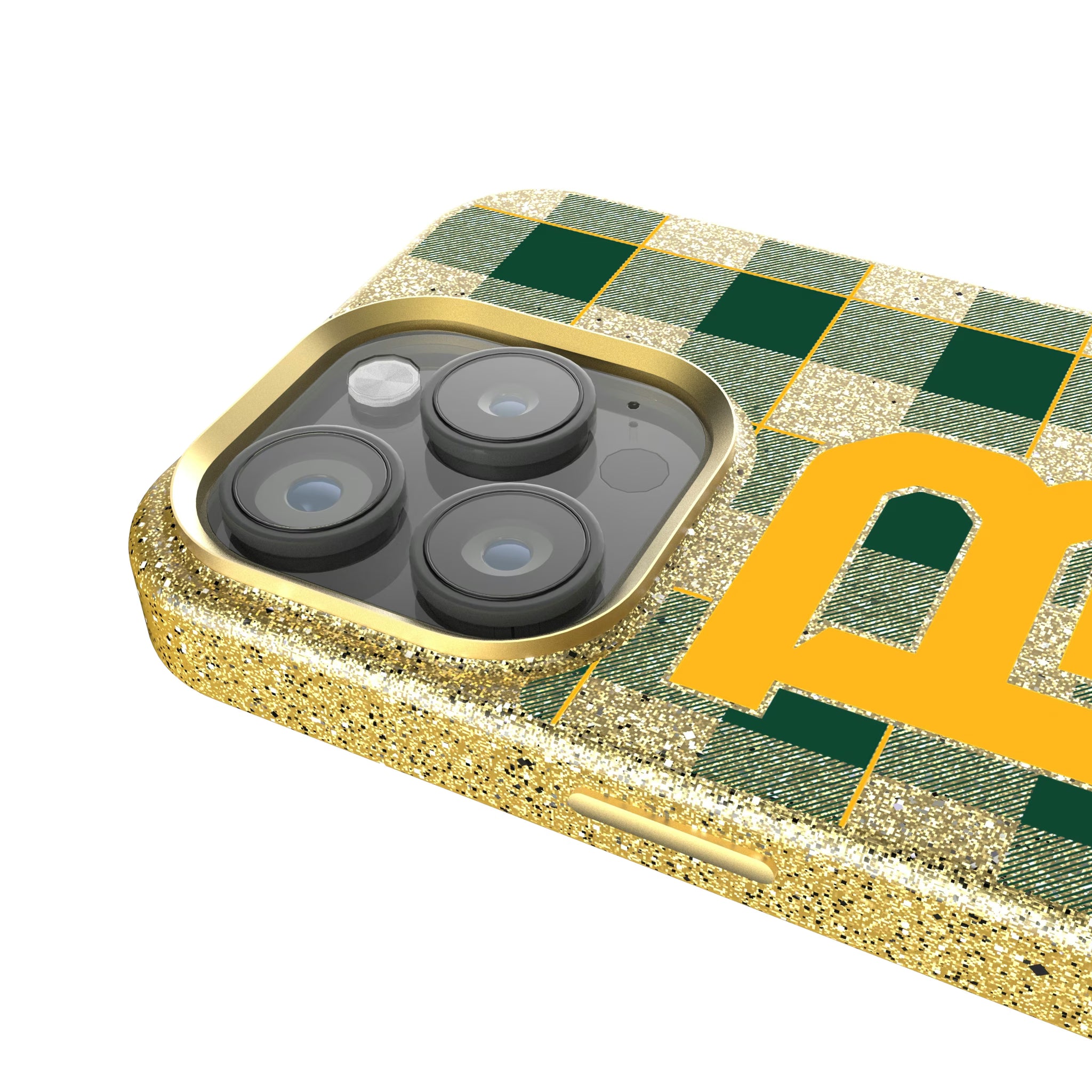 Baylor University Bears Plaid iPhone Bling Phone Case for Apple iPhone - Detail