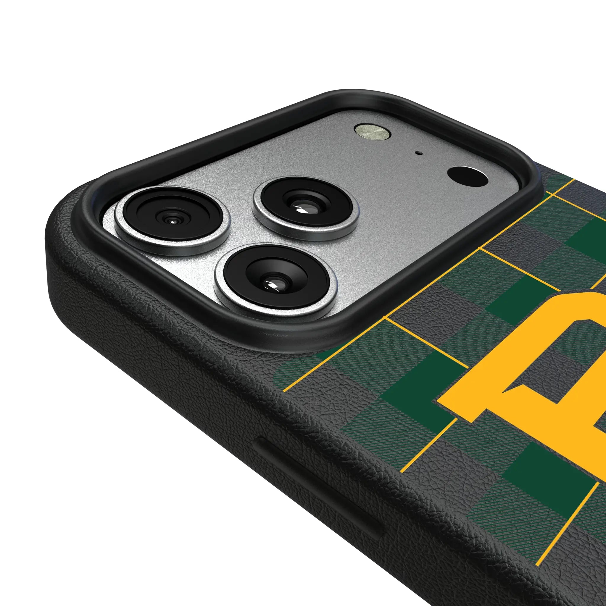 Baylor University Bears Plaid iPhone MagSafe Compatible Phone Case for Apple iPhone - Detail#Device_iPhone 17 Pro Max
