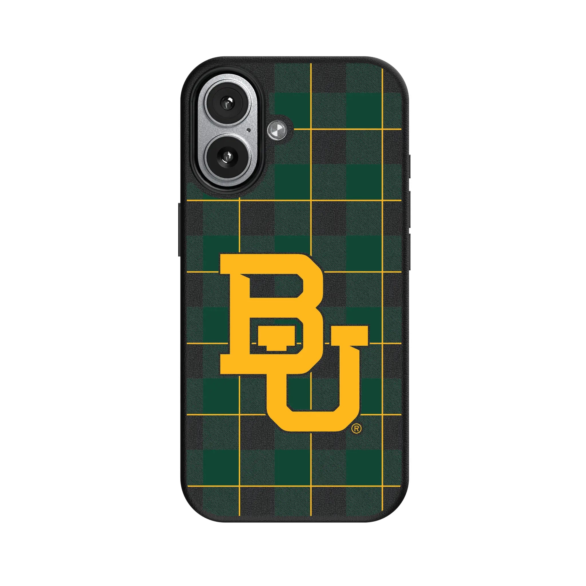 Baylor University Bears Plaid iPhone MagSafe Compatible Phone Case for Apple iPhone#Device_iPhone 17