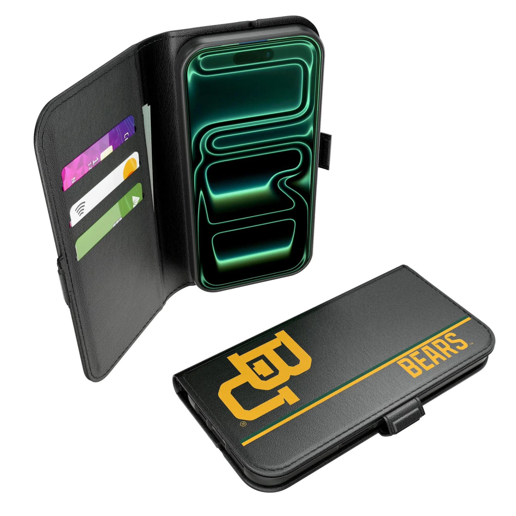Baylor University Bears Sidebar iPhone Folio Phone Case for Apple iPhone#Device_iPhone 17