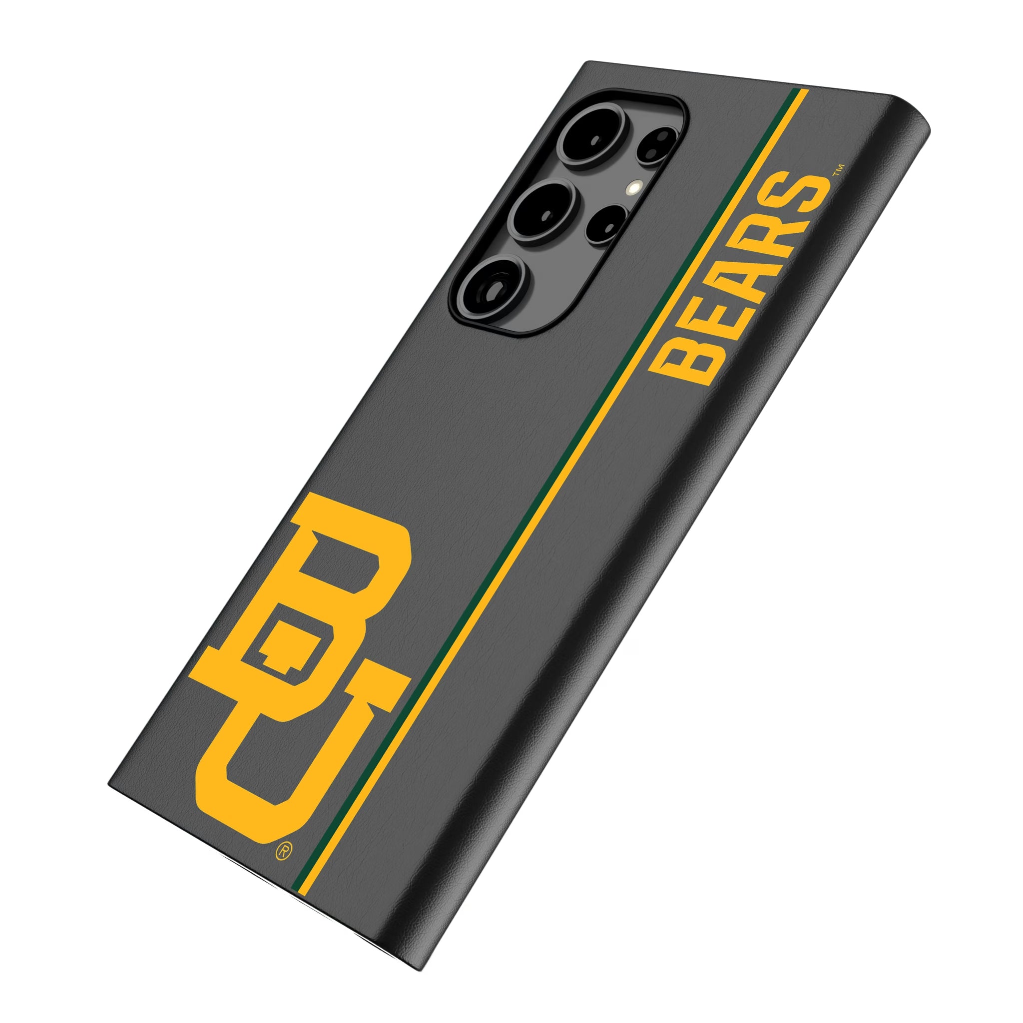 Baylor University Bears Sidebar Galaxy MagSafe Compatible Phone Case for Samsung Galaxy - Isometric View