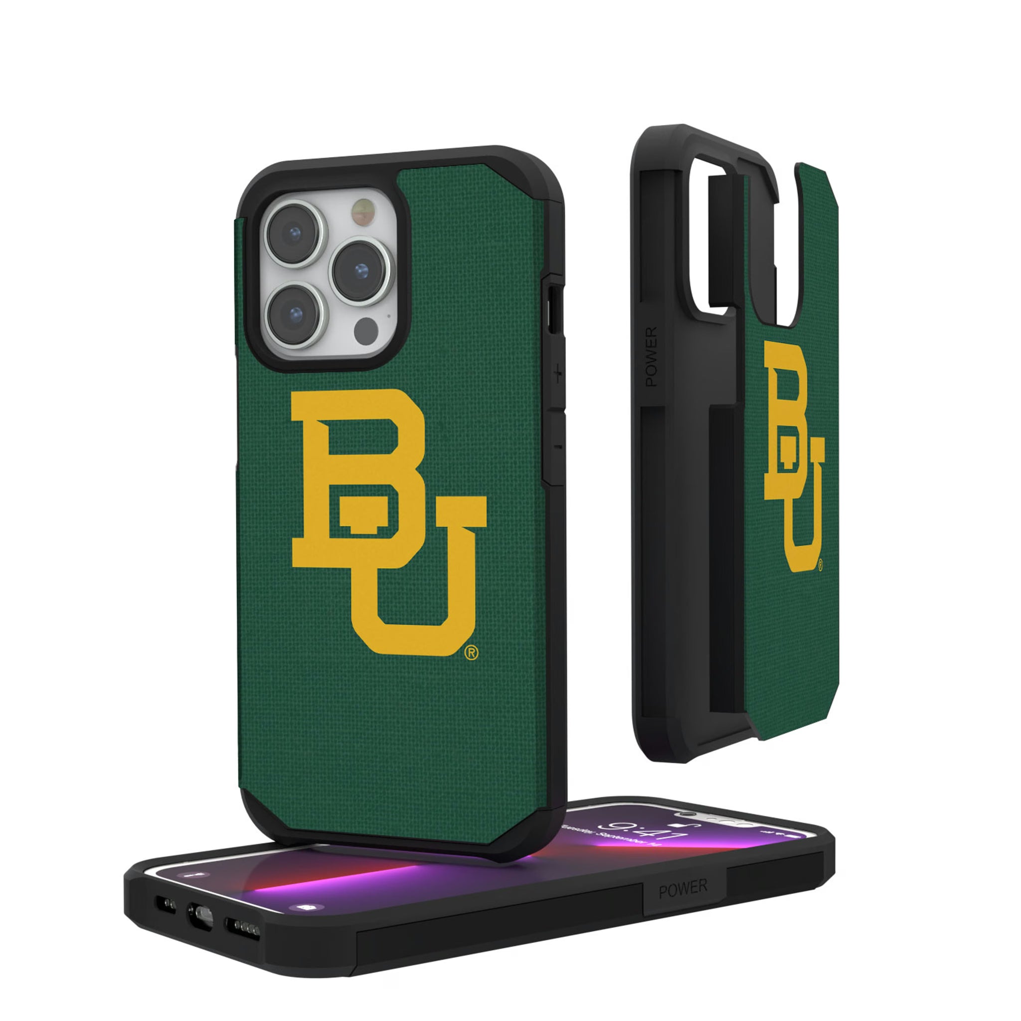 Baylor University Bears Solid iPhone Rugged Phone Case for Apple iPhone