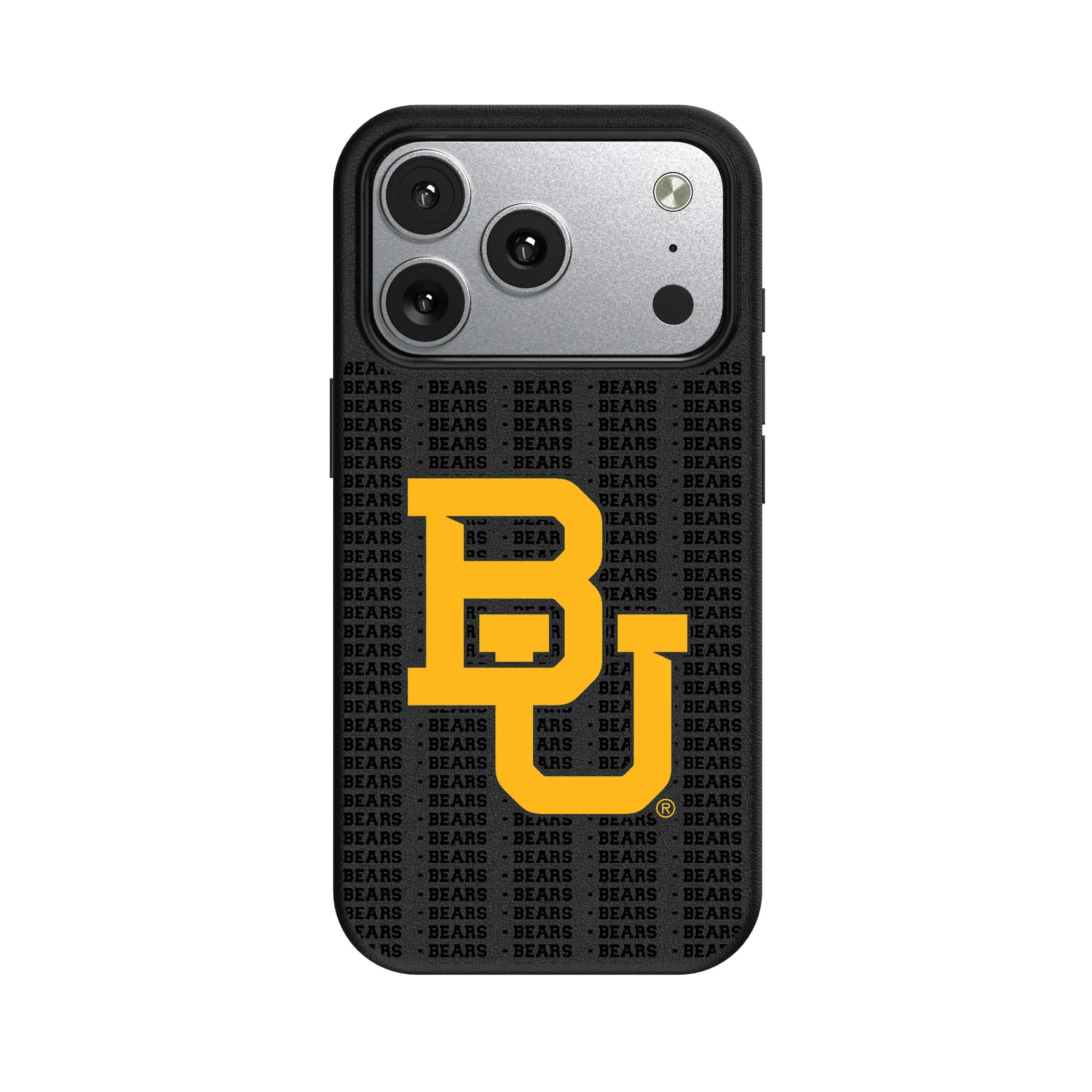 Baylor University Bears Text Backdrop iPhone MagSafe Compatible Phone Case for Apple iPhone#Device_iPhone 17 Pro
