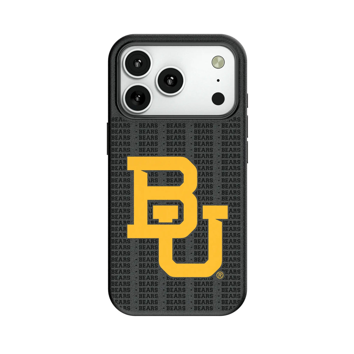 Baylor University Bears Text Backdrop MagSafe Compatible Phone Case for Apple iPhone