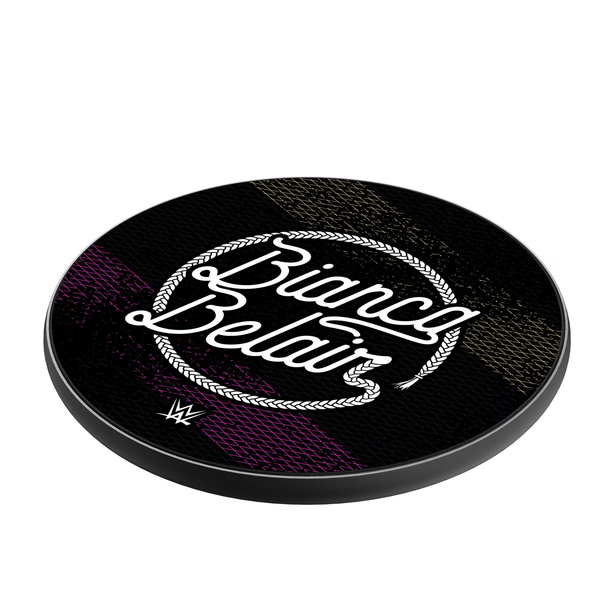 Bianca Belair Steel 15-Watt Wireless Charger - Isometric View