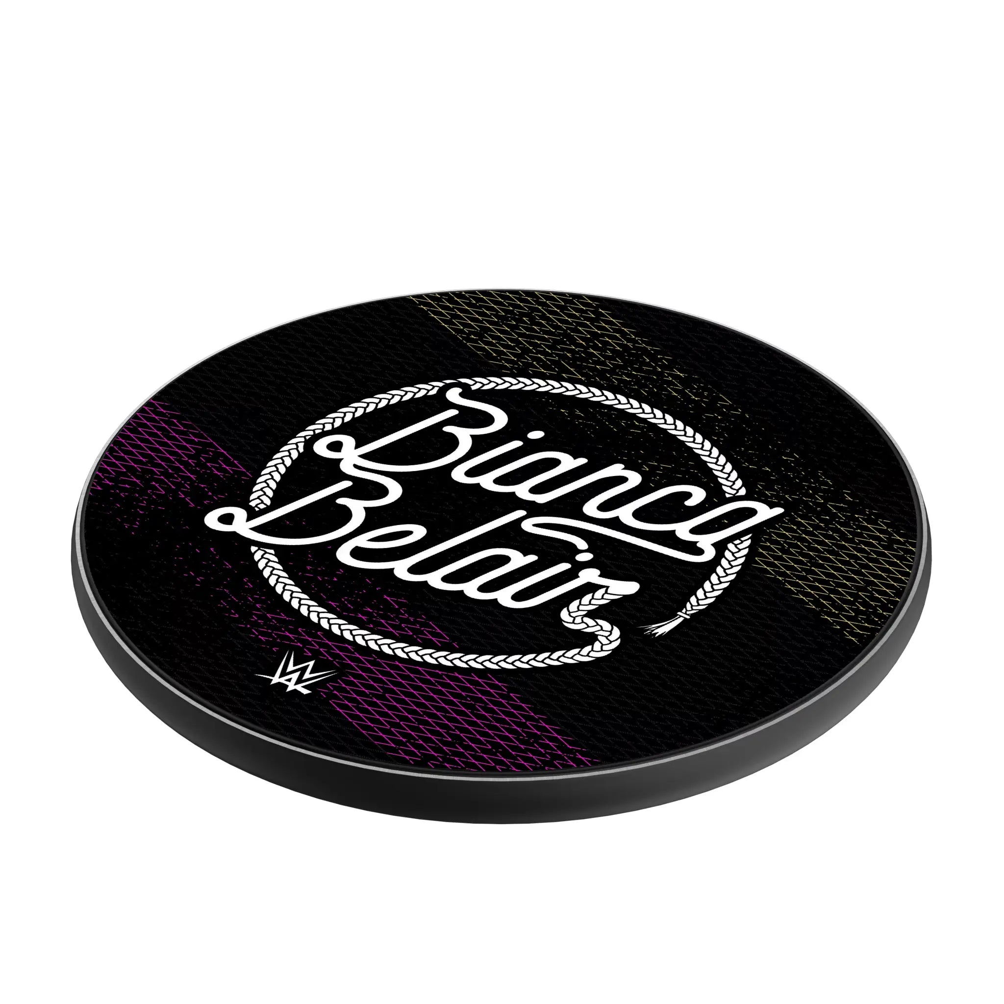 Bianca Belair Steel 15-Watt Wireless Charger - Isometric View