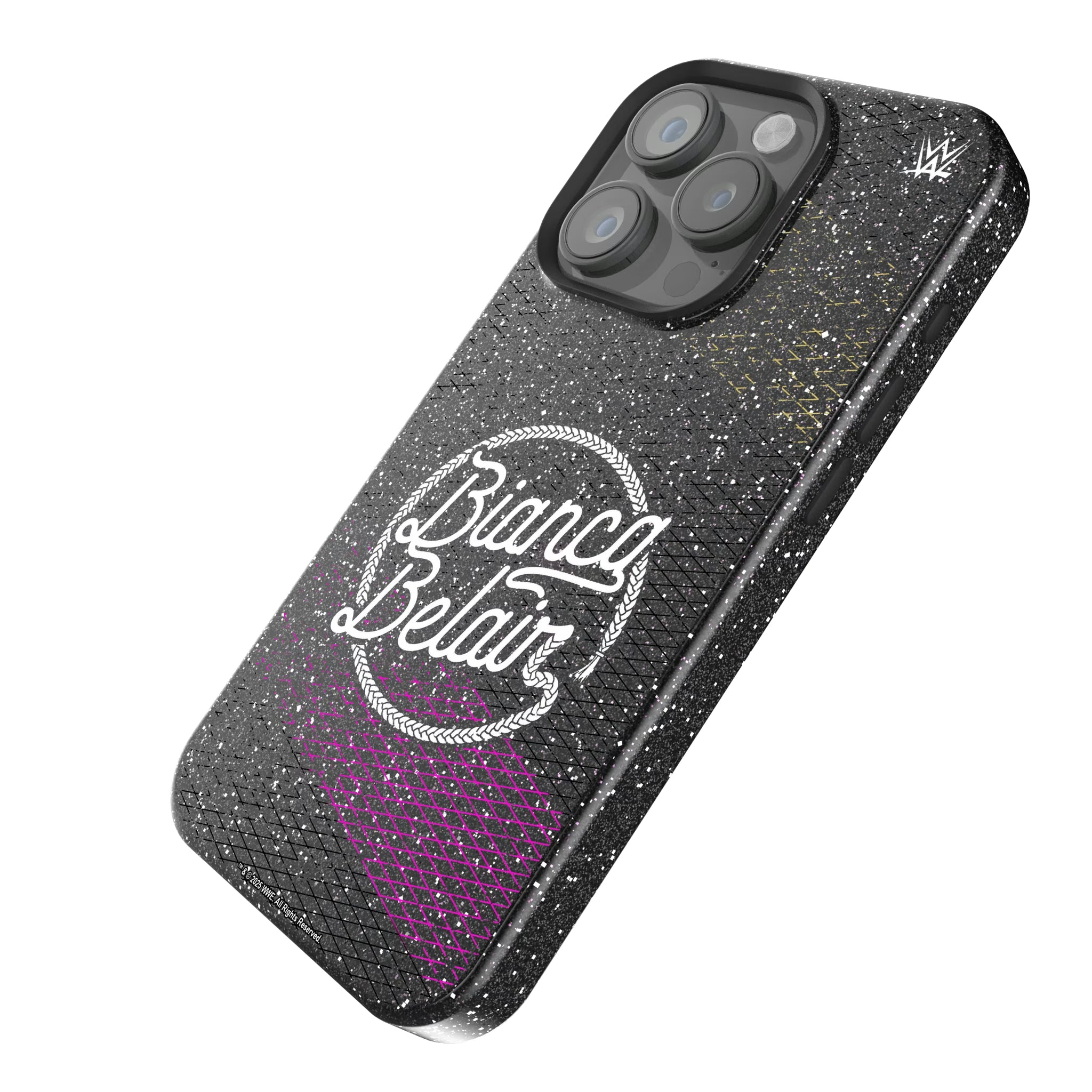 Bianca Belair Steel iPhone Bling Phone Case for Apple iPhone - Isometric View