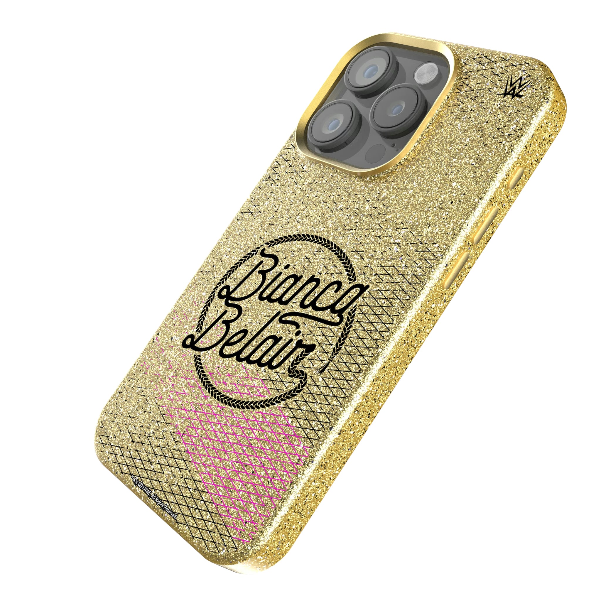 Bianca Belair Steel iPhone Bling Phone Case for Apple iPhone - Isometric View