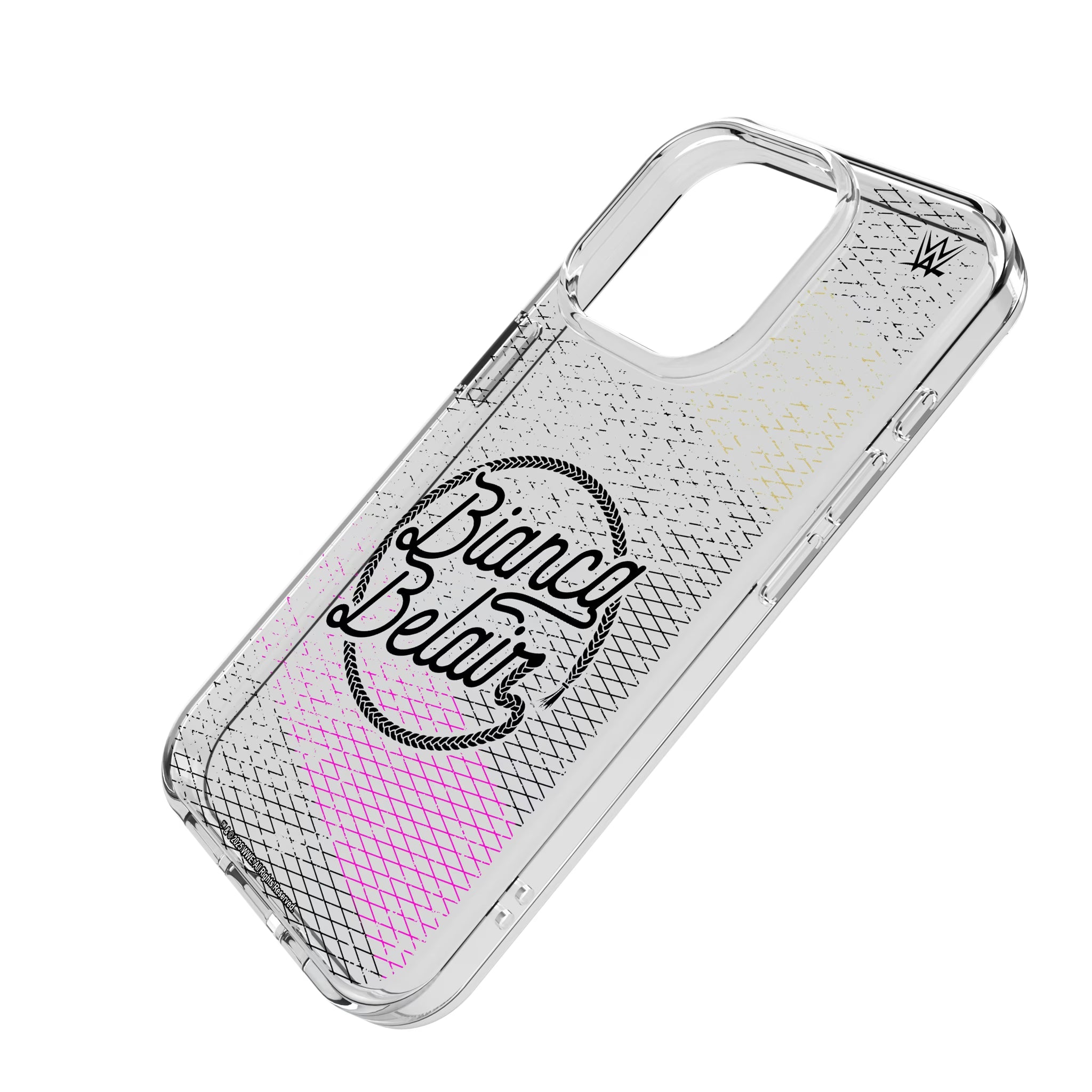 Bianca Belair Steel iPhone Clear Phone Case for Apple iPhone - Isometric View