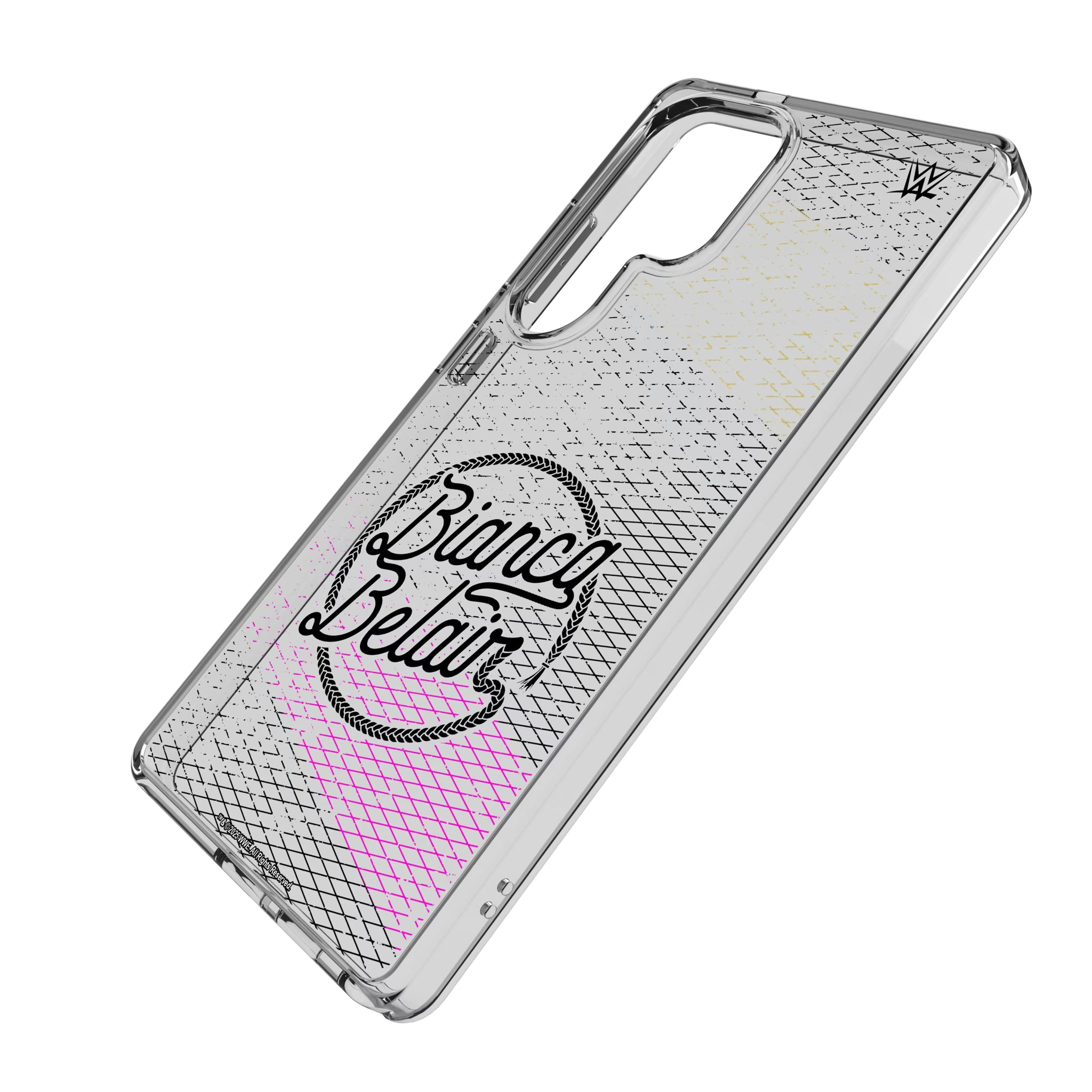 Bianca Belair Steel Galaxy Clear Phone Case for Samsung Galaxy - Isometric View