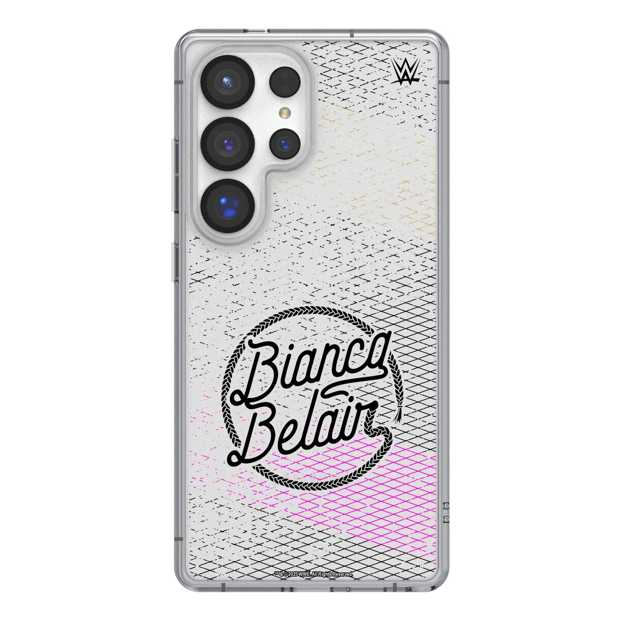 Bianca Belair Steel Galaxy Clear Phone Case for Samsung Galaxy#Device_Galaxy S25 Ultra