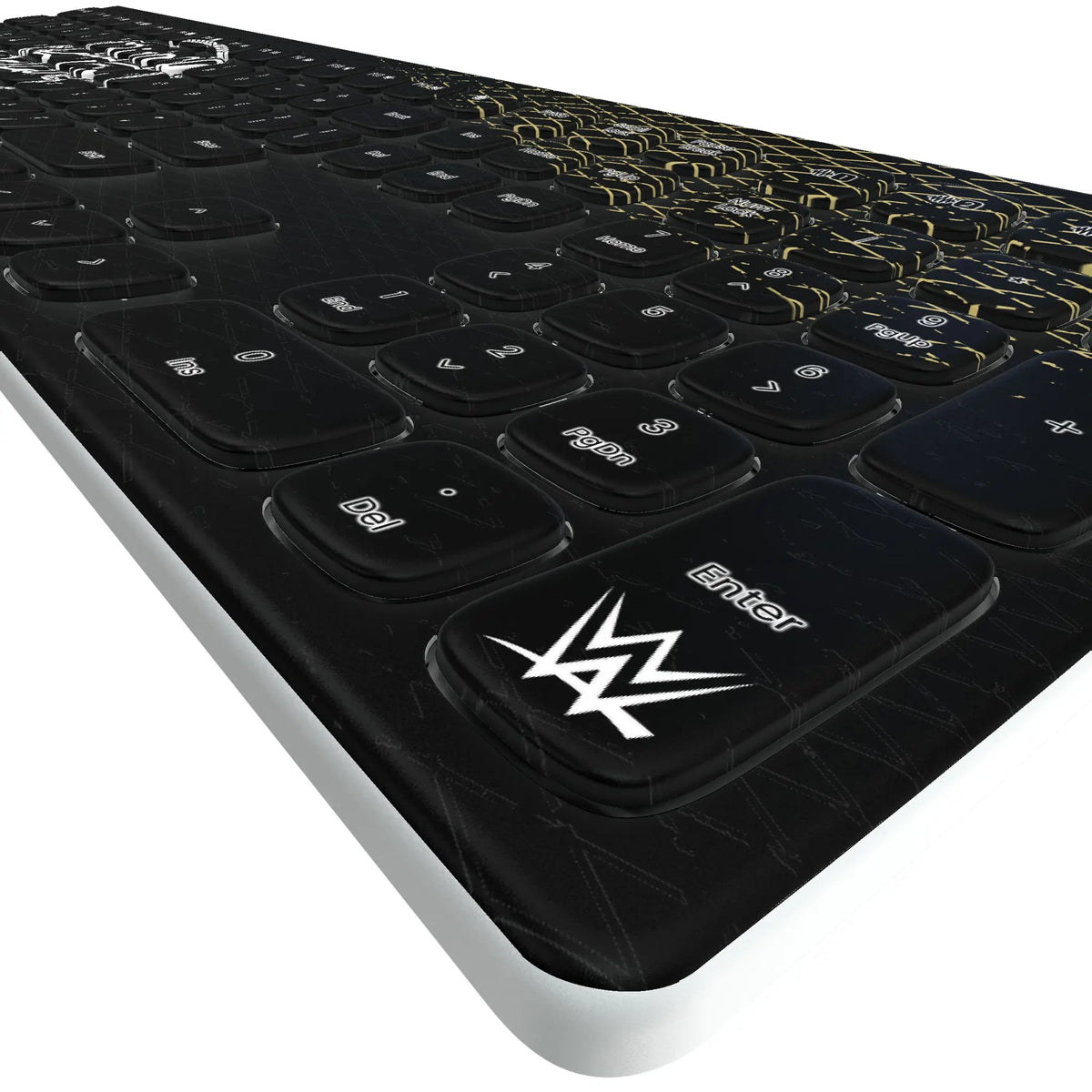 Bianca Belair Steel KKB605 Curved Wireless Keyboard - Detail