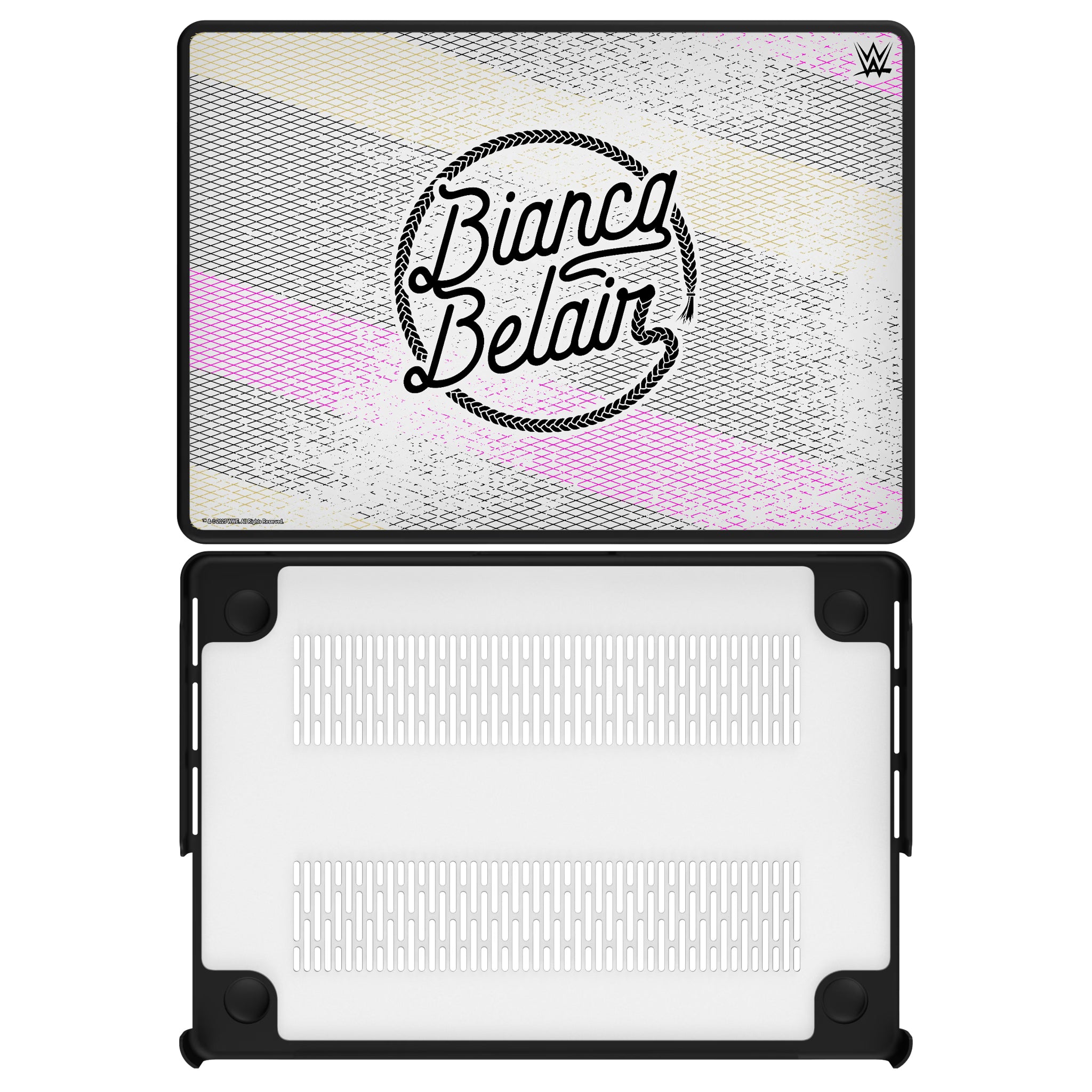 Bianca Belair Steel MacBook Laptop Case for Apple MacBook#Device_MacBook Pro (14-inch, 2021) / MacBook Pro (14-inch, 2023) / MacBook Pro (14-inch, 2024)