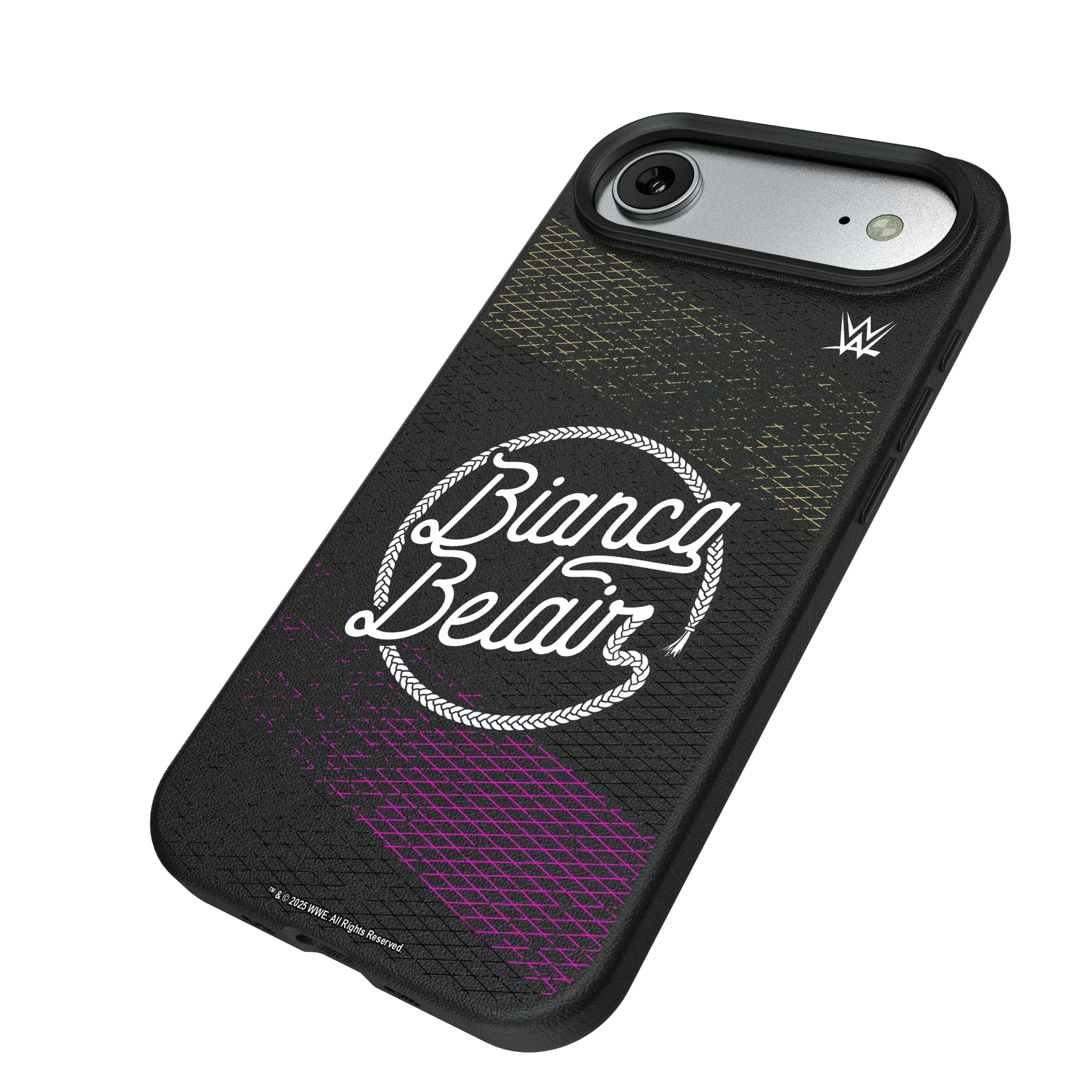 Bianca Belair Steel iPhone MagSafe Compatible Phone Case for Apple iPhone - Isometric View#Device_iPhone Air