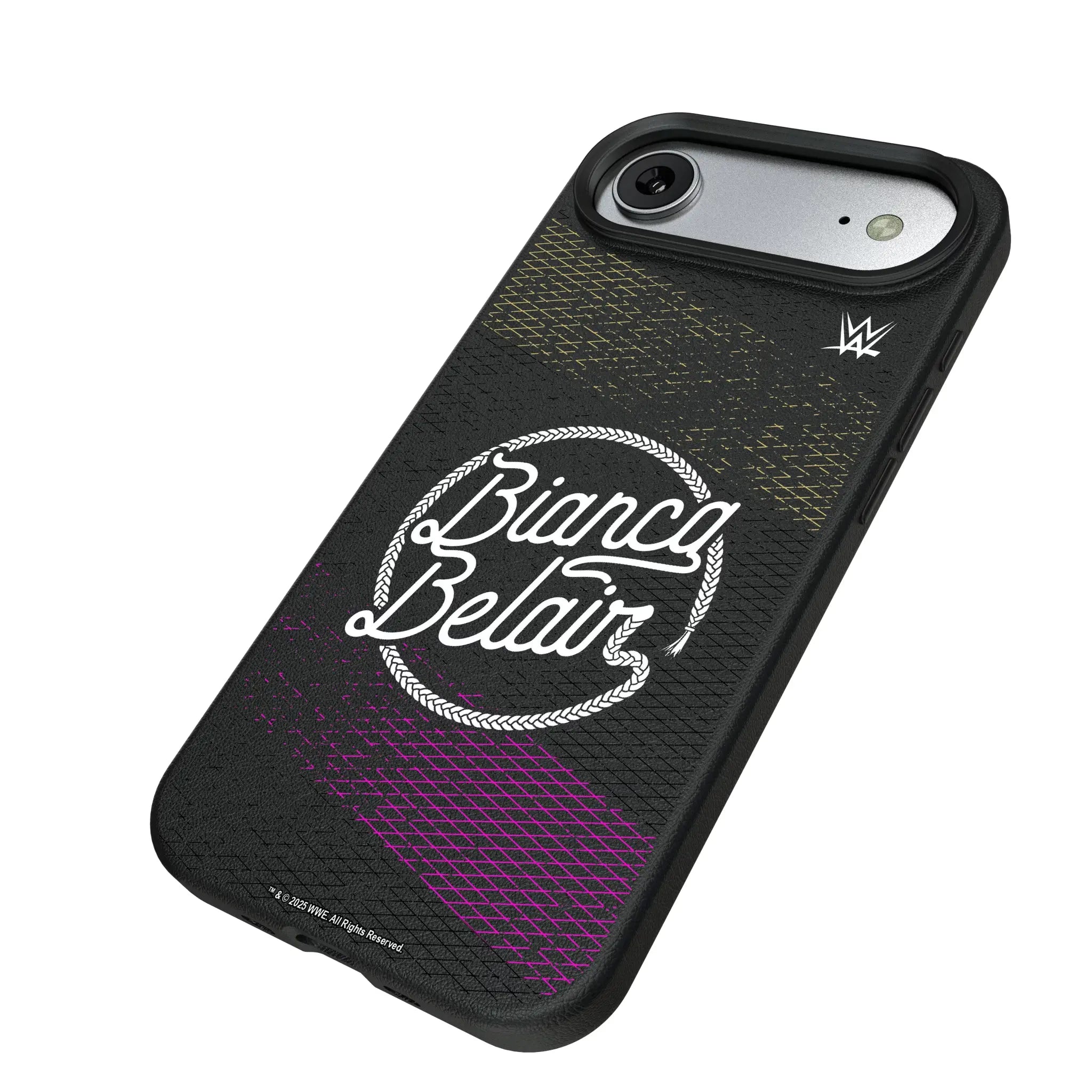 Bianca Belair Steel iPhone MagSafe Compatible Phone Case for Apple iPhone - Isometric View#Device_iPhone Air