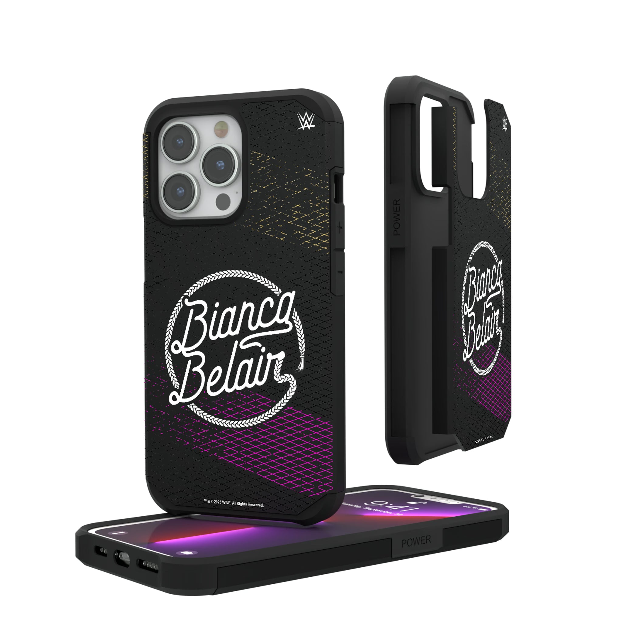 Bianca Belair Steel iPhone Rugged Phone Case for Apple iPhone#Device_iPhone 13 Pro