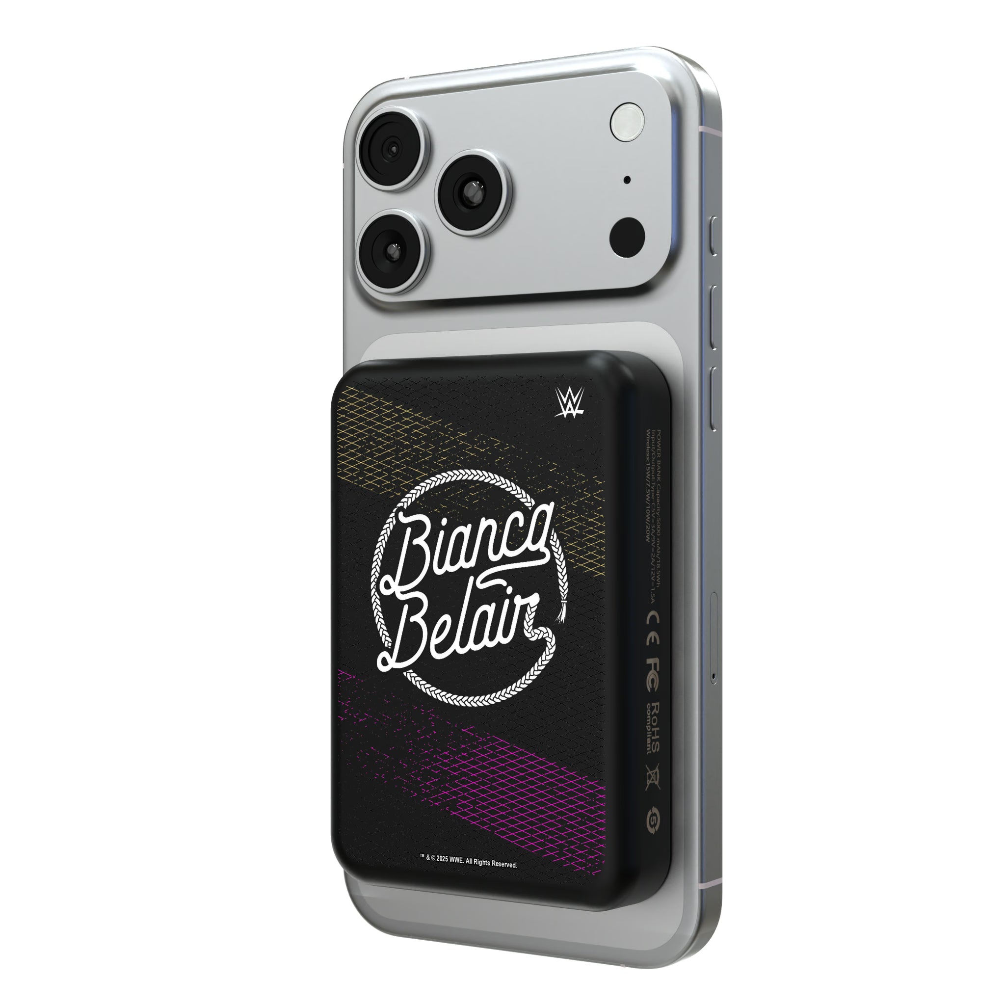 Bianca Belair Steel Wireless Mag Power Bank