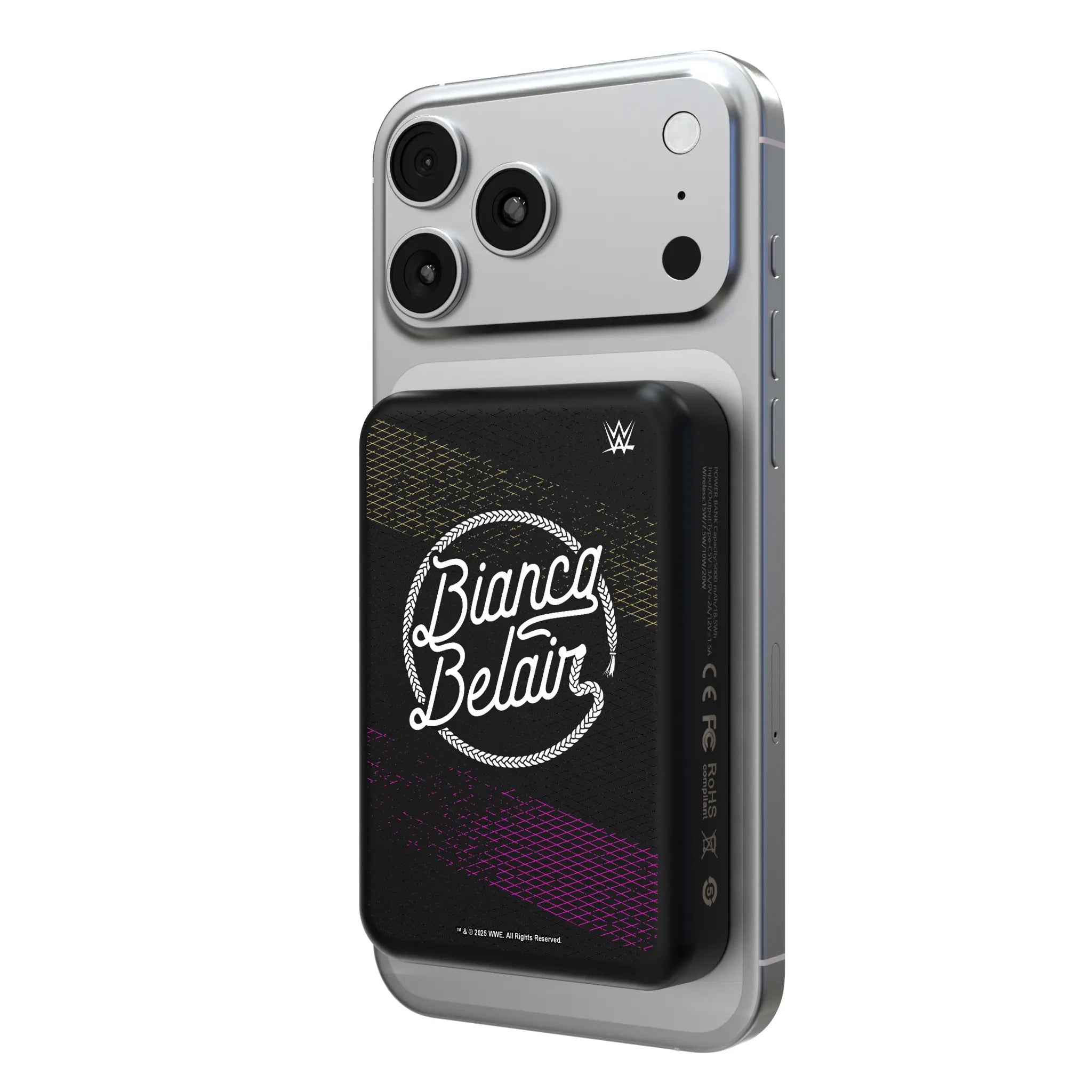 Bianca Belair Steel Wireless Mag Power Bank