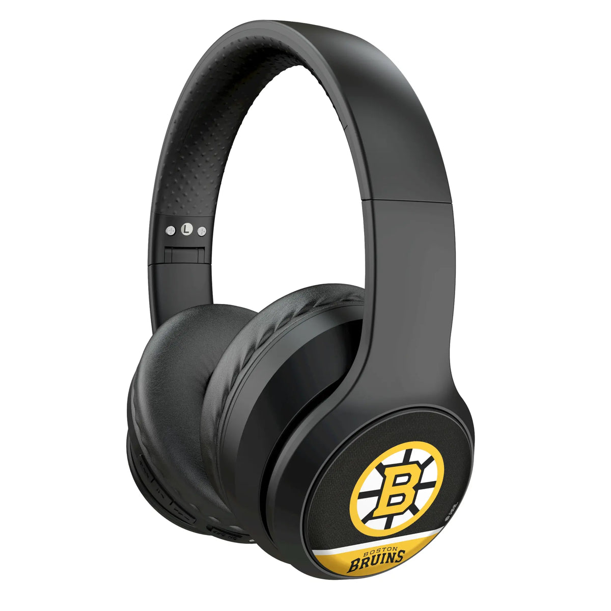 Boston Bruins Endzone Solid Wireless Over-Ear Headphones With Case