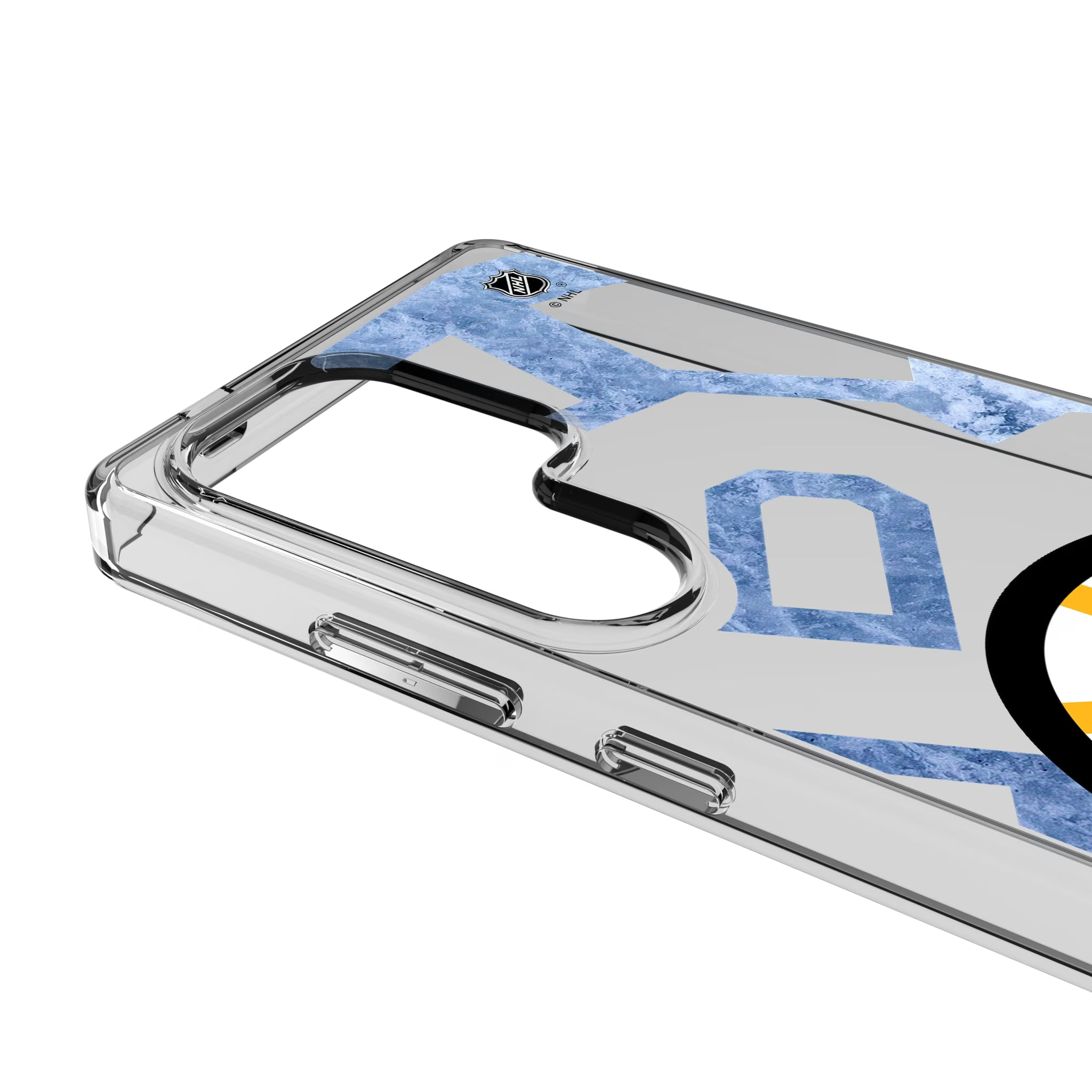 Boston Bruins Ice Tilt Galaxy Clear Phone Case for Samsung Galaxy - Detail