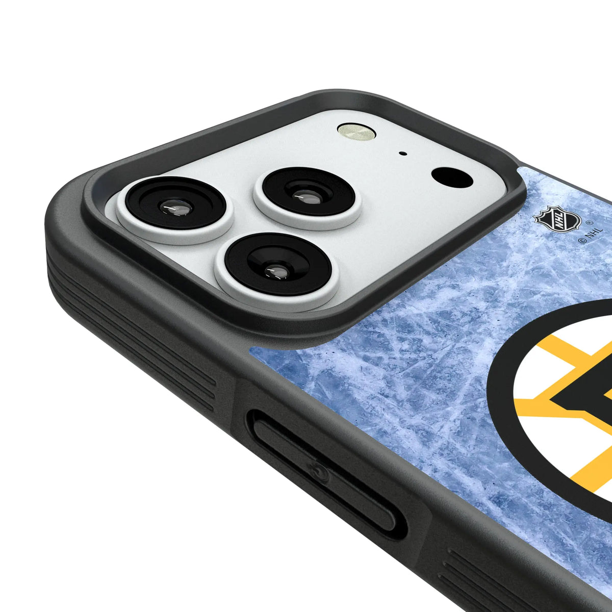Boston Bruins Ice Wordmark iPhone Bump Phone Case for Apple iPhone - Detail#Device_iPhone 18 Pro
