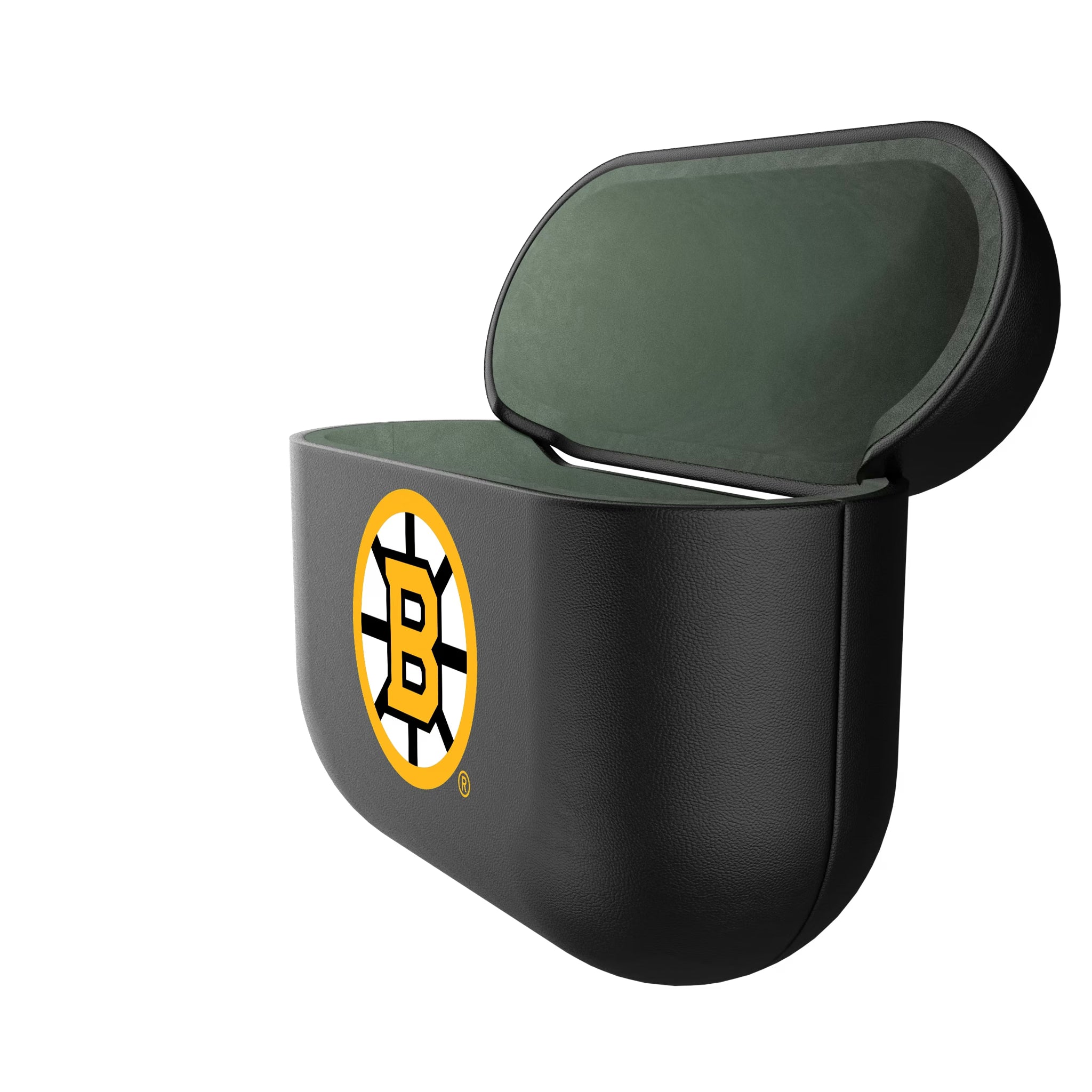 Boston Bruins Insignia AirPods AirPod Case Cover - Isometric View#Device_AirPods 3rd Gen