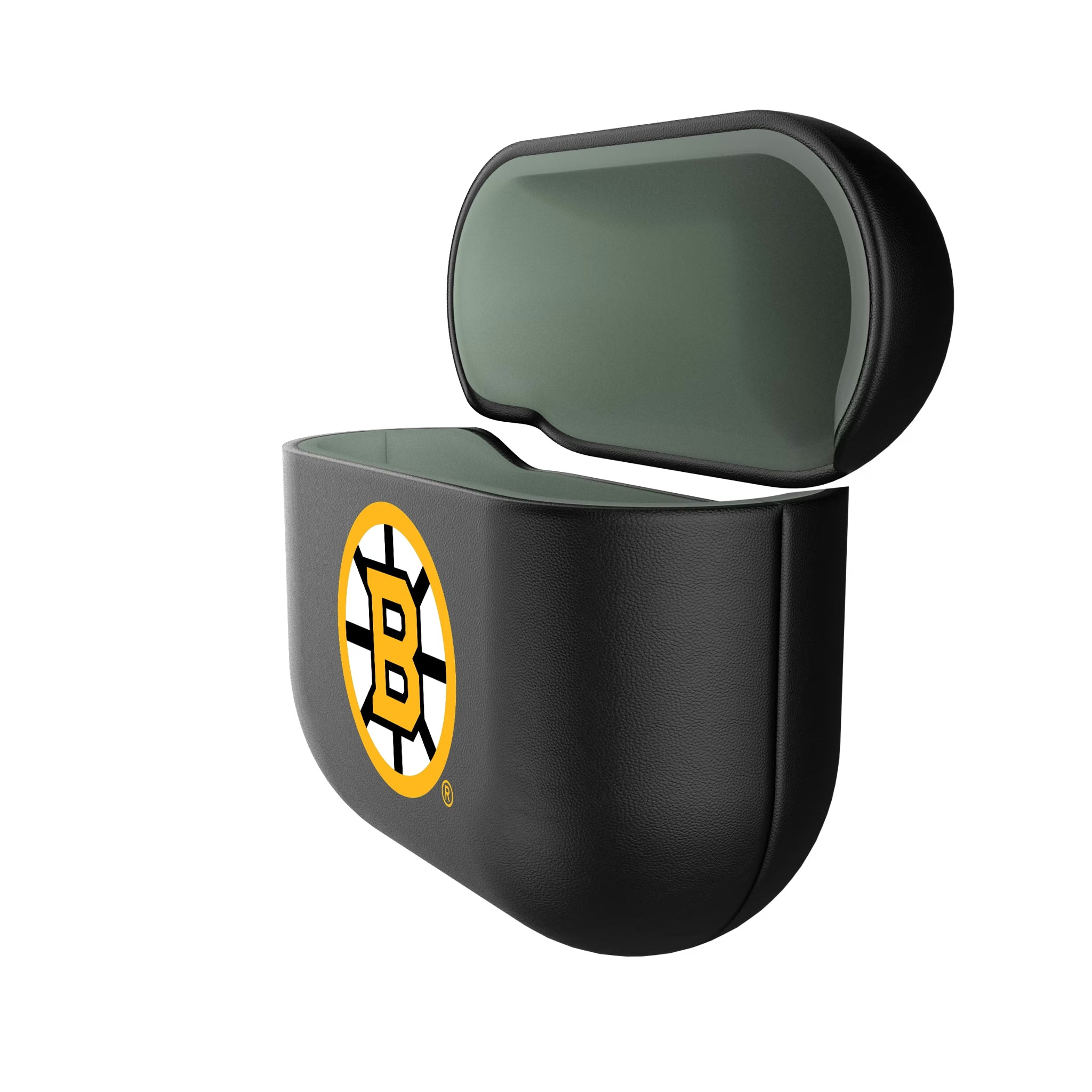 Boston Bruins Insignia AirPods AirPod Case Cover - Isometric View#Device_AirPods 4