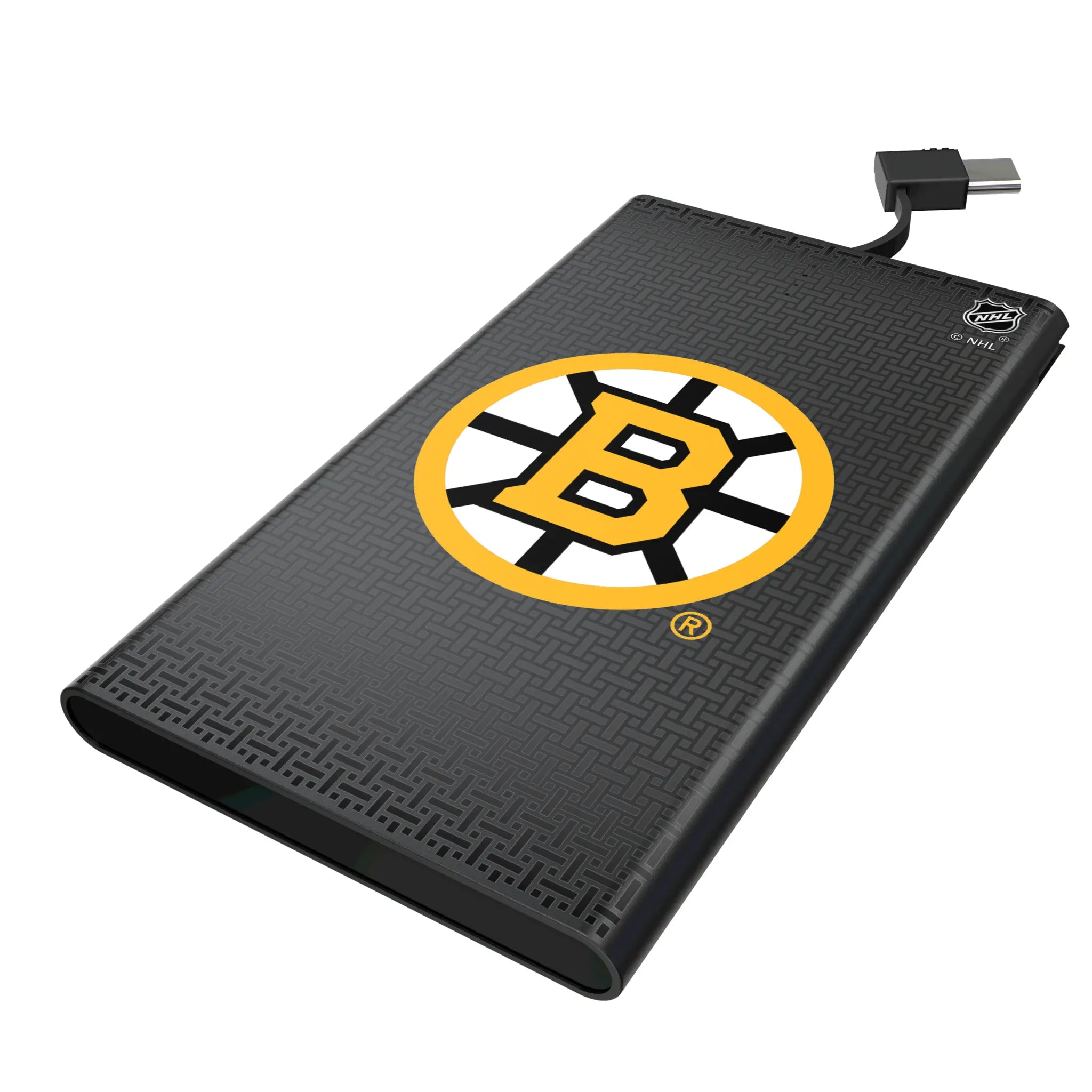 Boston Bruins Linen 5000mAh Flat Power Bank