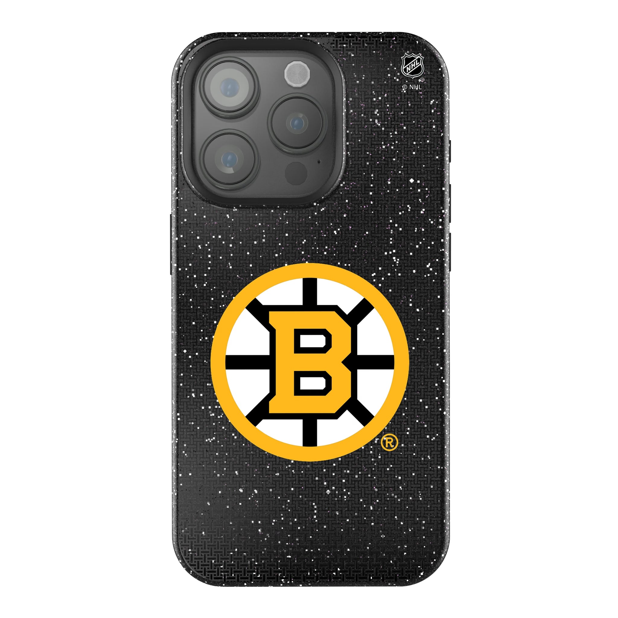 Boston Bruins Linen iPhone Bling Phone Case for Apple iPhone