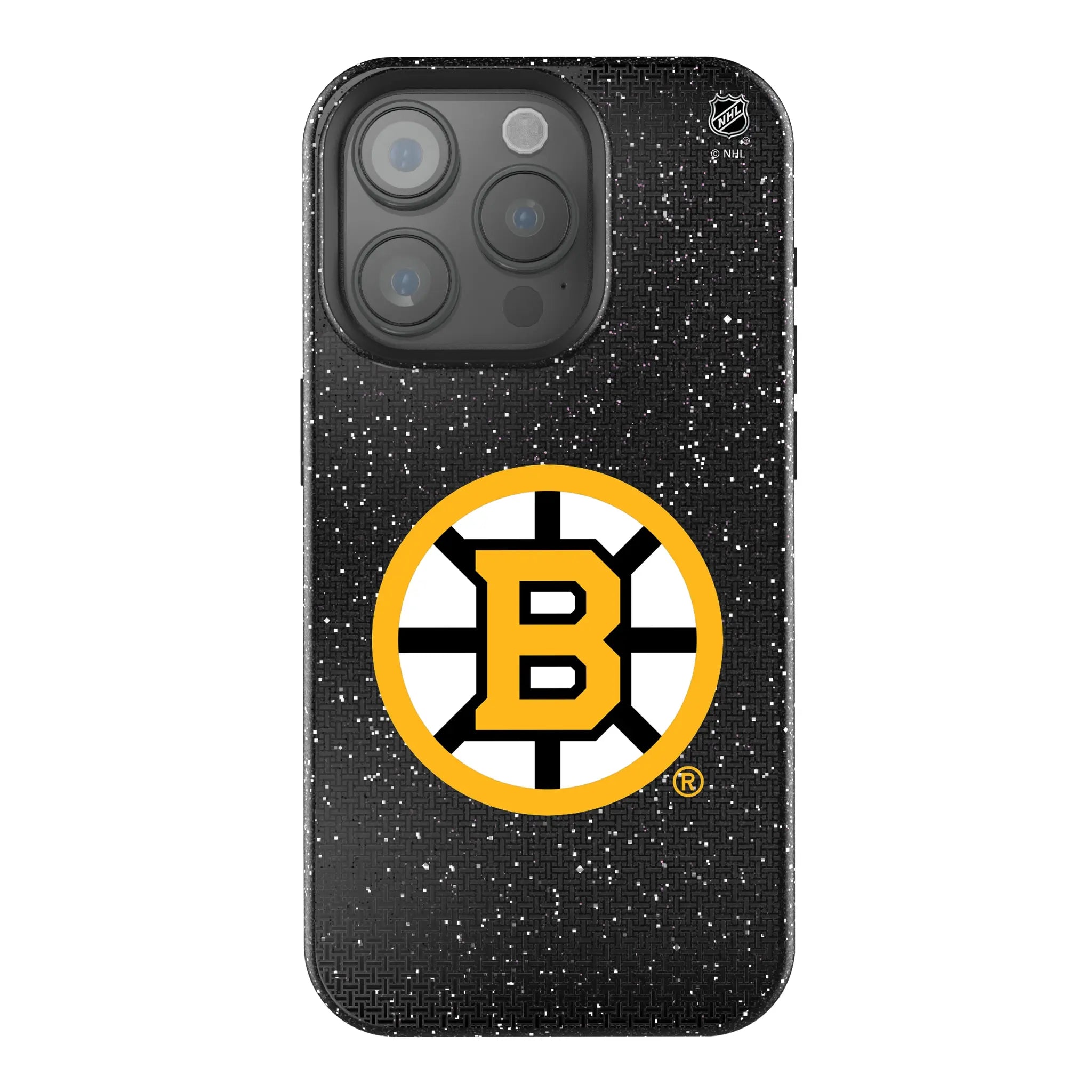Boston Bruins Linen iPhone Bling Phone Case for Apple iPhone