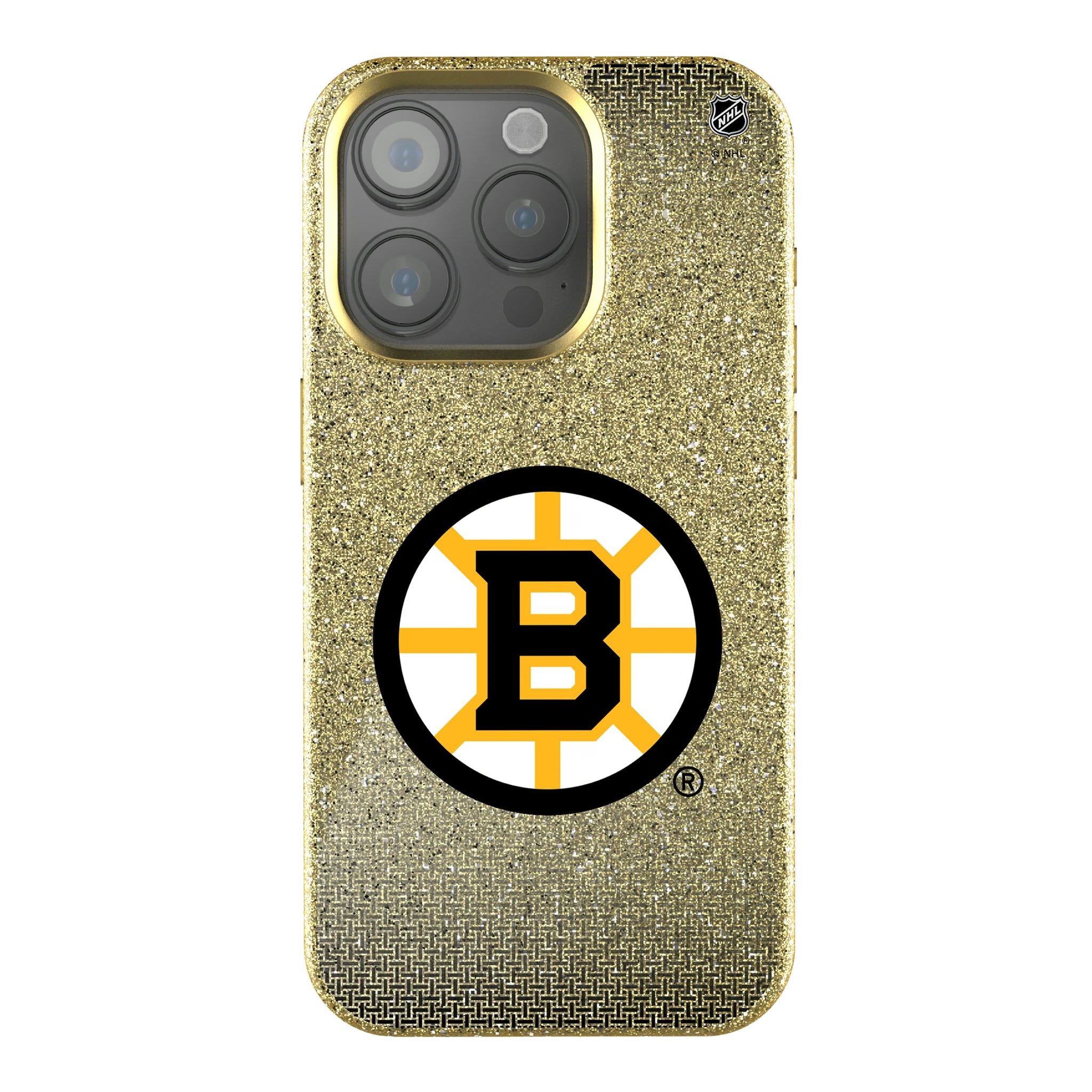 Boston Bruins Linen iPhone Bling Phone Case for Apple iPhone