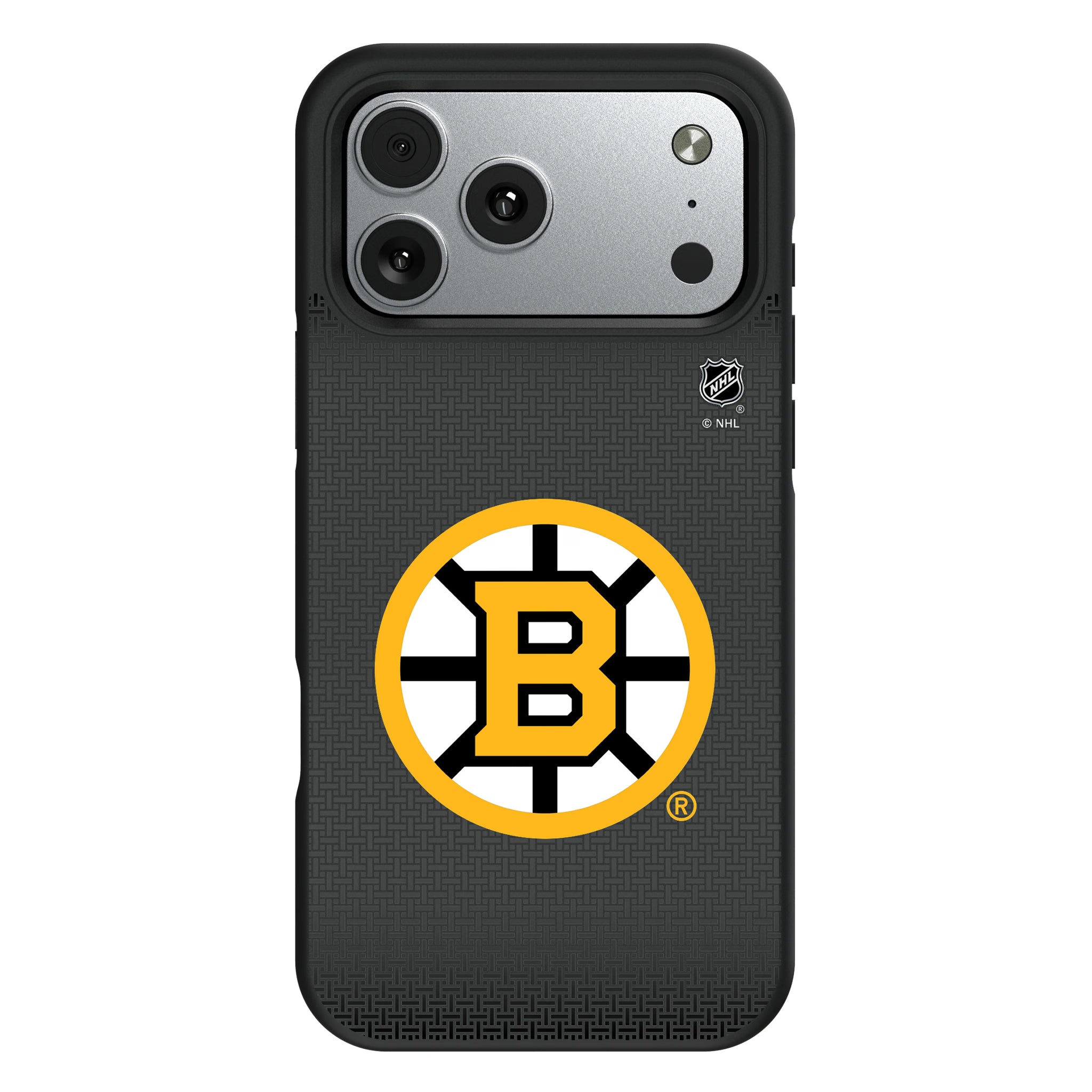 Boston Bruins Linen iPhone Bump Phone Case for Apple iPhone#Device_iPhone 17 Pro Max