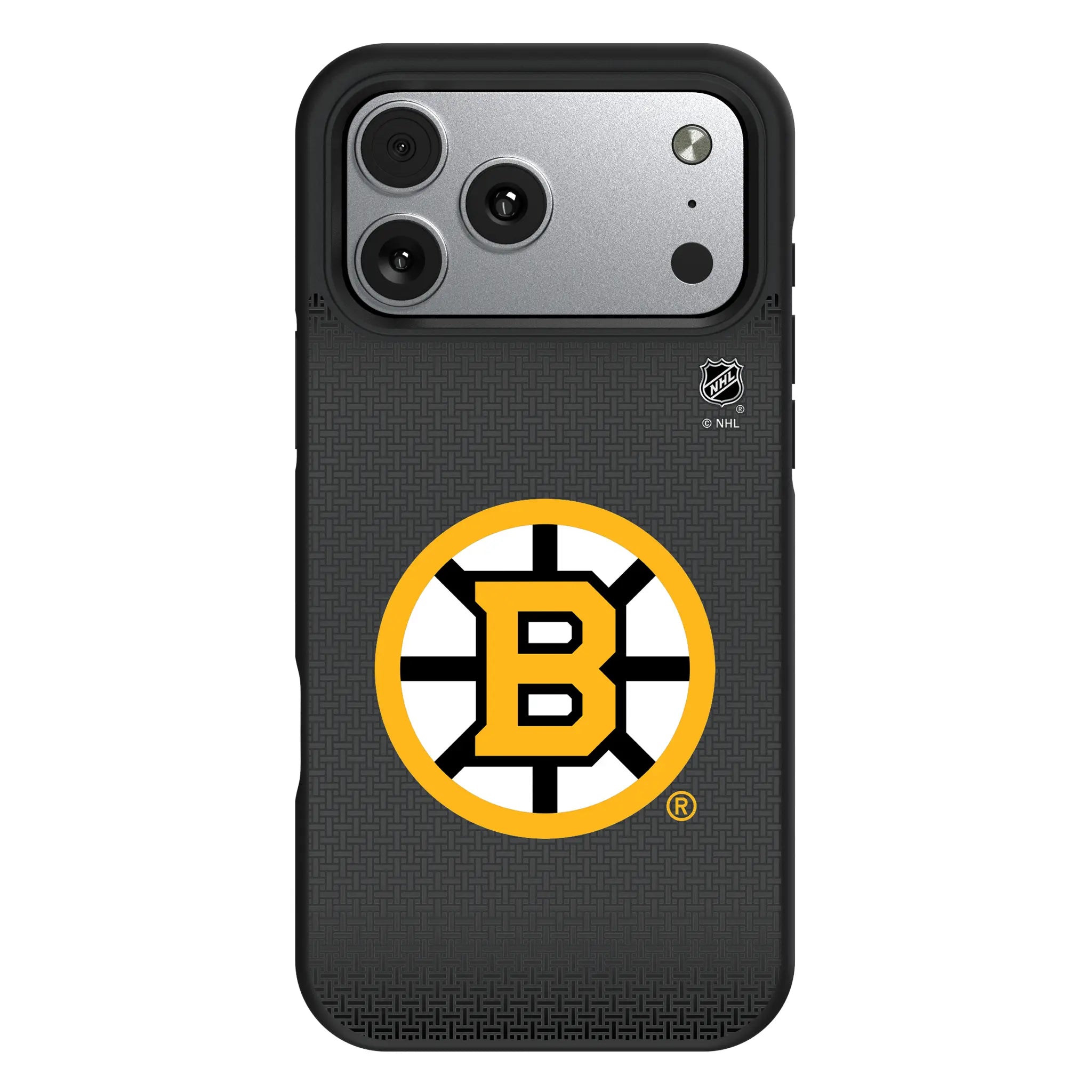 Boston Bruins Linen iPhone Bump Phone Case for Apple iPhone#Device_iPhone 17 Pro Max