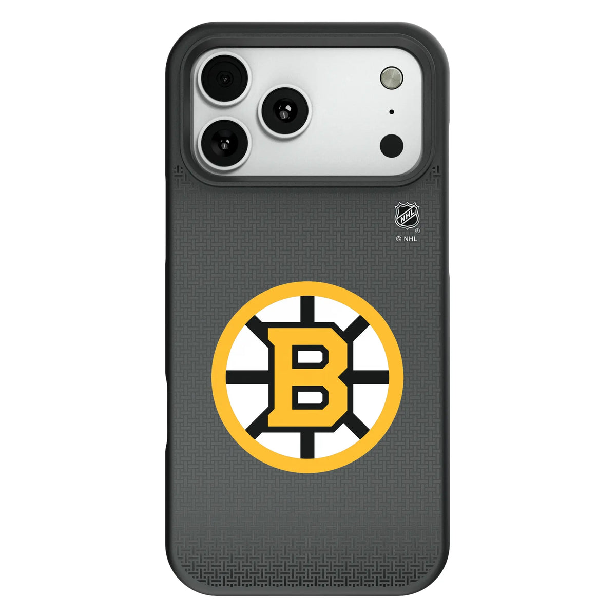 Boston Bruins Linen Bump Phone Case for Apple iPhone
