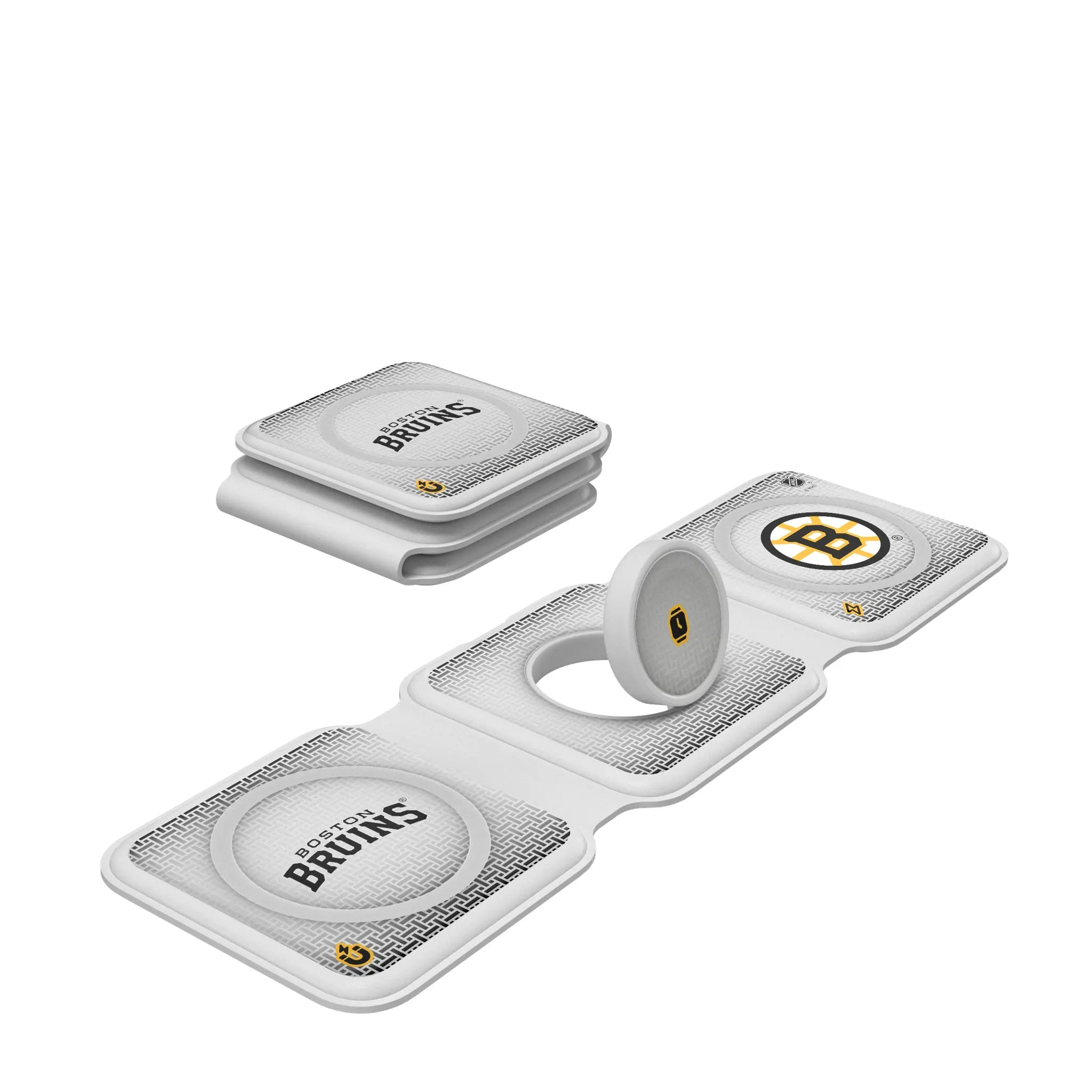 Boston Bruins Linen Foldable 3 in 1 Charger