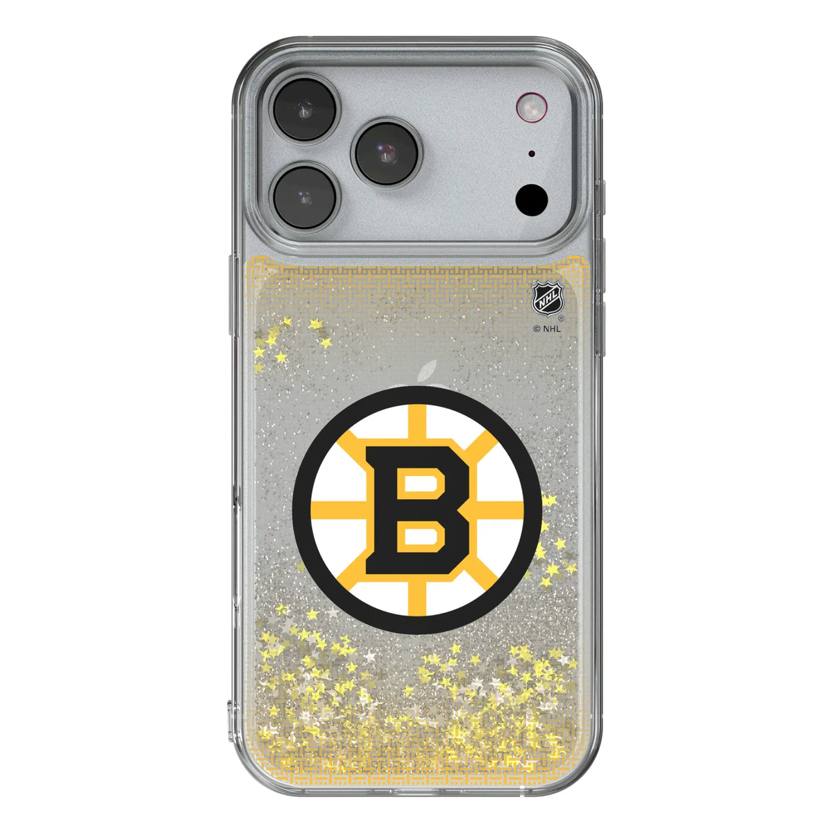 Boston Bruins Linen iPhone Glitter Phone Case for Apple iPhone#Device_iPhone 17 Pro Max