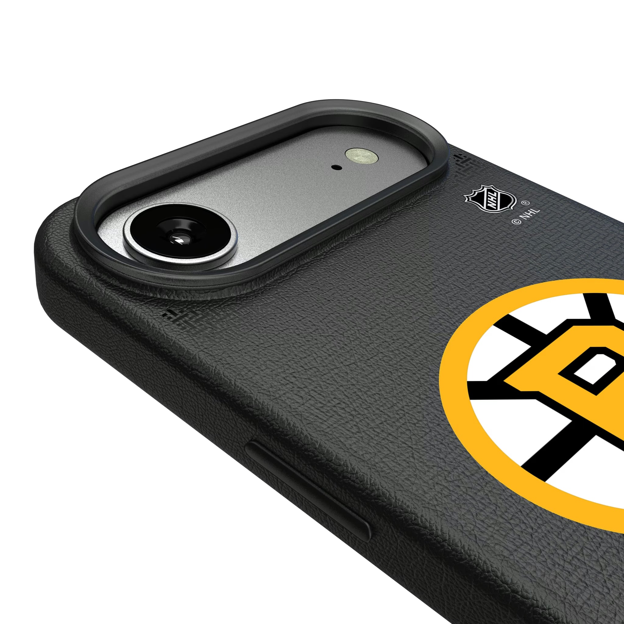 Boston Bruins Linen iPhone MagSafe Compatible Phone Case for Apple iPhone - Detail#Device_iPhone Air