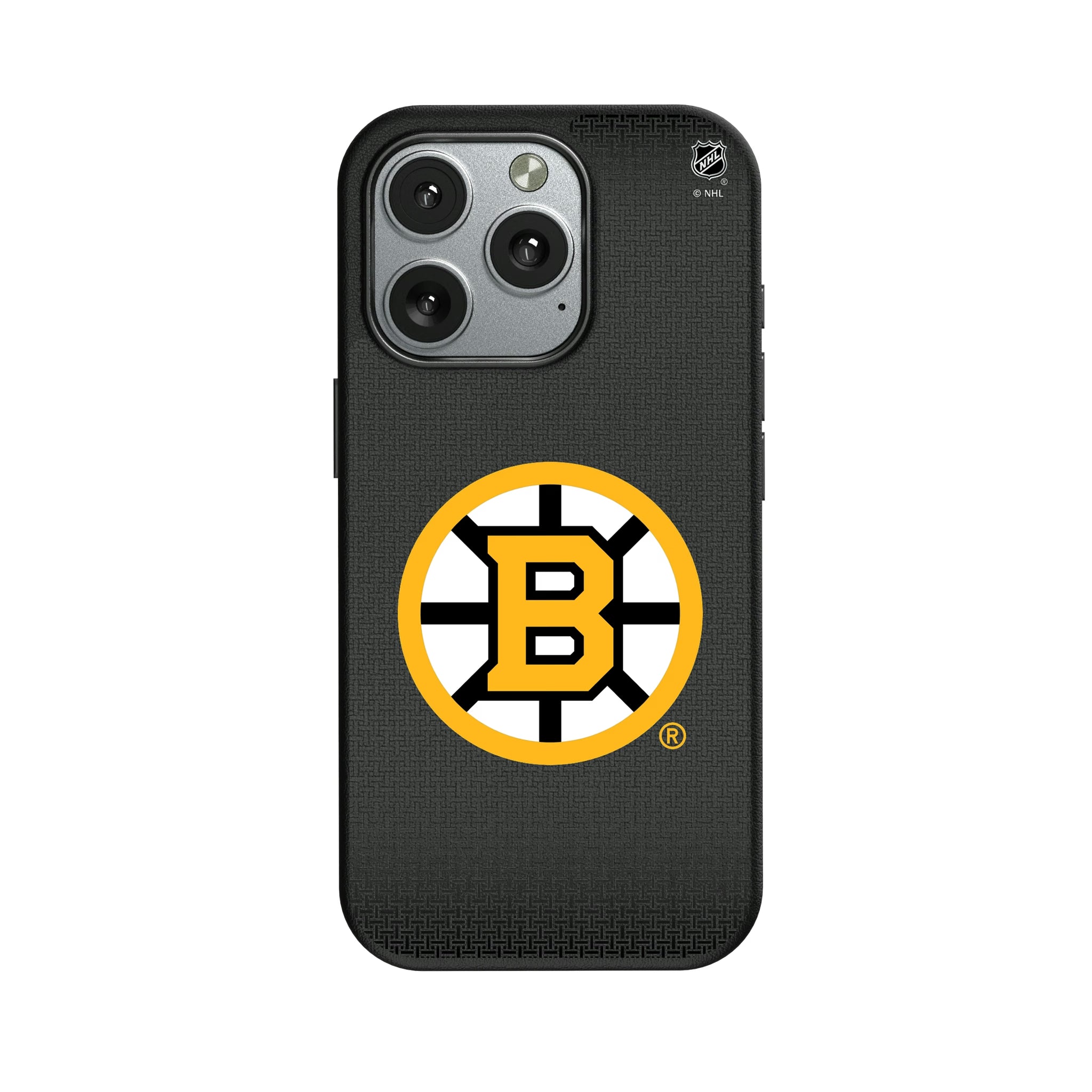 Boston Bruins Linen iPhone MagSafe Compatible Phone Case for Apple iPhone