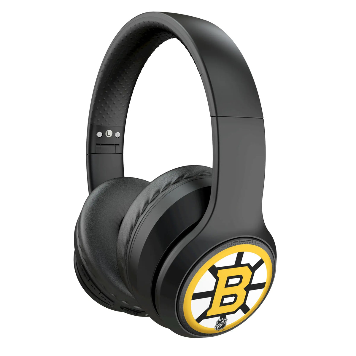 Boston Bruins Linen Wireless Over-Ear Headphones With Case