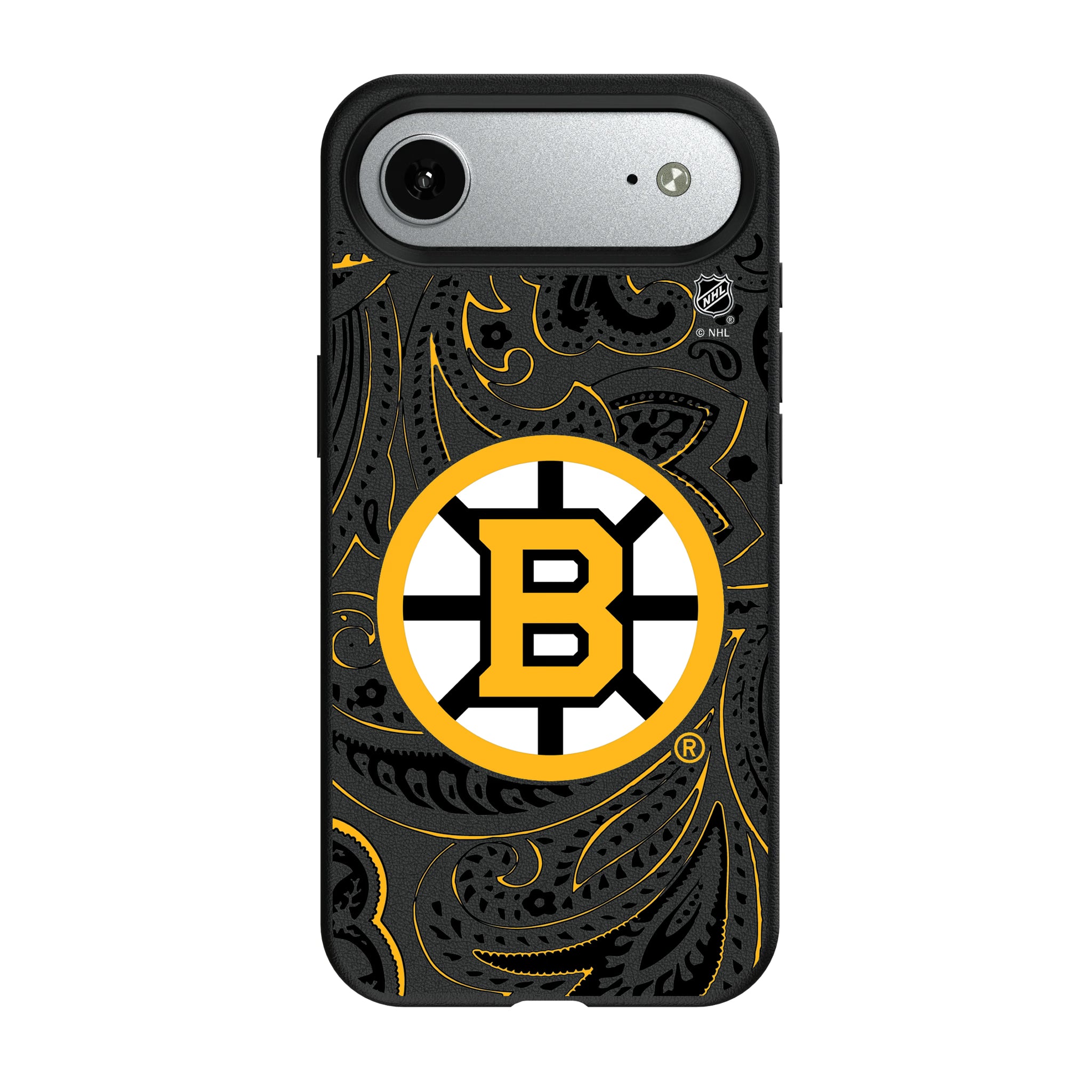 Boston Bruins Paisley iPhone MagSafe Compatible Phone Case for Apple iPhone#Device_iPhone Air