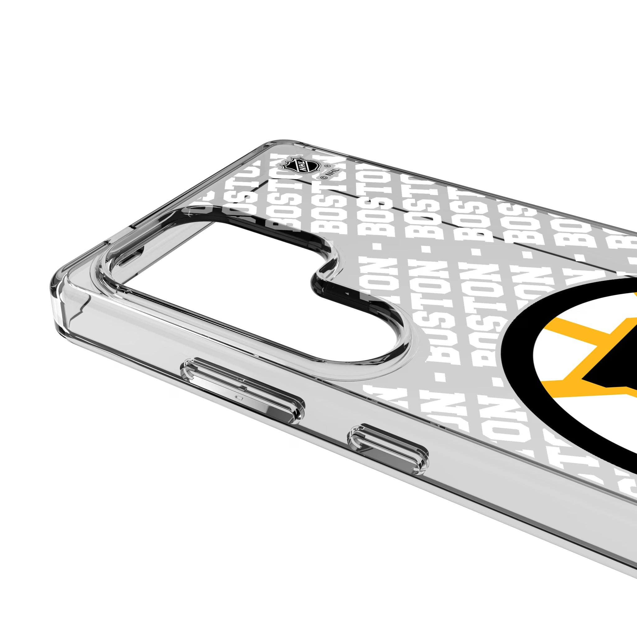 Boston Bruins Personalized EndZone Plus Galaxy Clear Phone Case for Samsung Galaxy - Detail