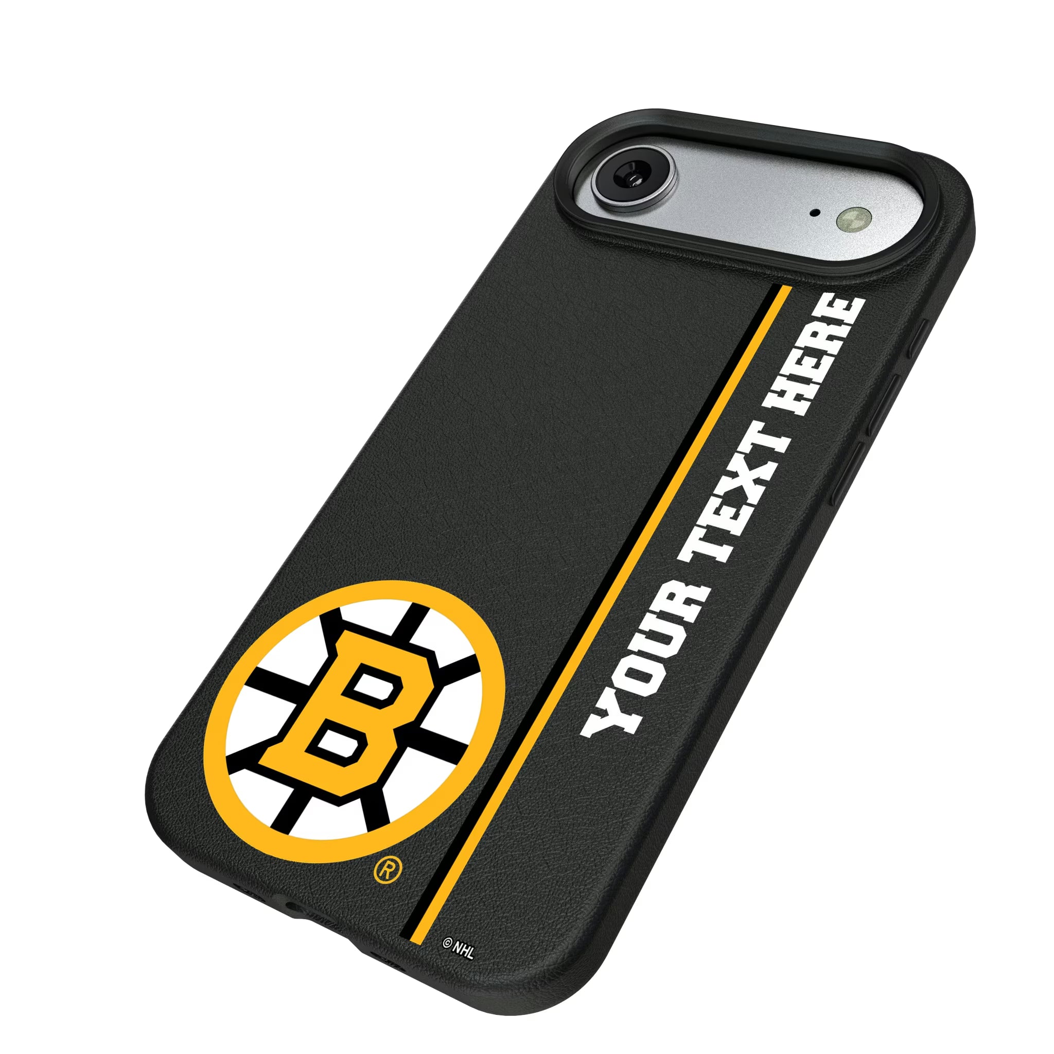 Boston Bruins Personalized Sidebard iPhone MagSafe Compatible Phone Case for Apple iPhone - Isometric View#Device_iPhone Air