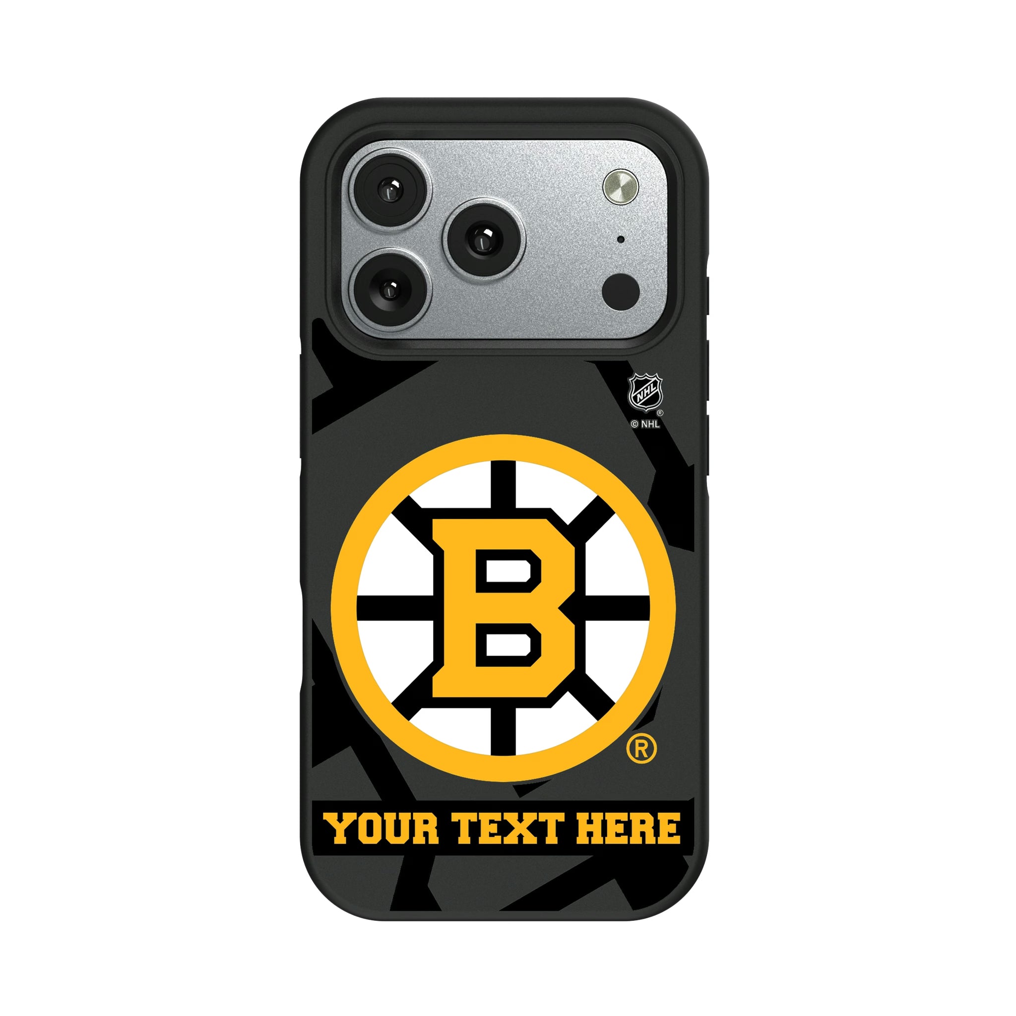 Boston Bruins Personalized Tilt iPhone Bump Phone Case for Apple iPhone#Device_iPhone 17 Pro