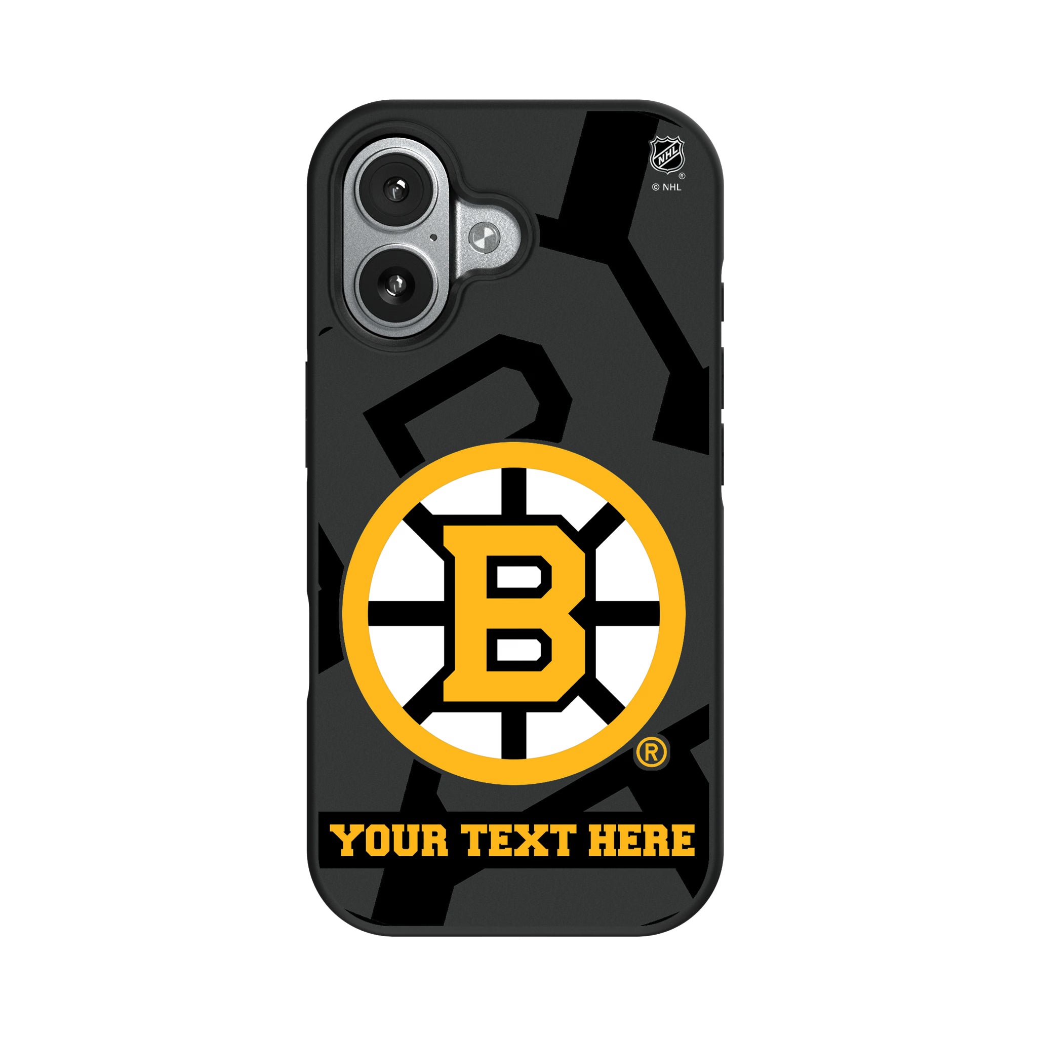 Boston Bruins Personalized Tilt iPhone Bump Phone Case for Apple iPhone#Device_iPhone 17